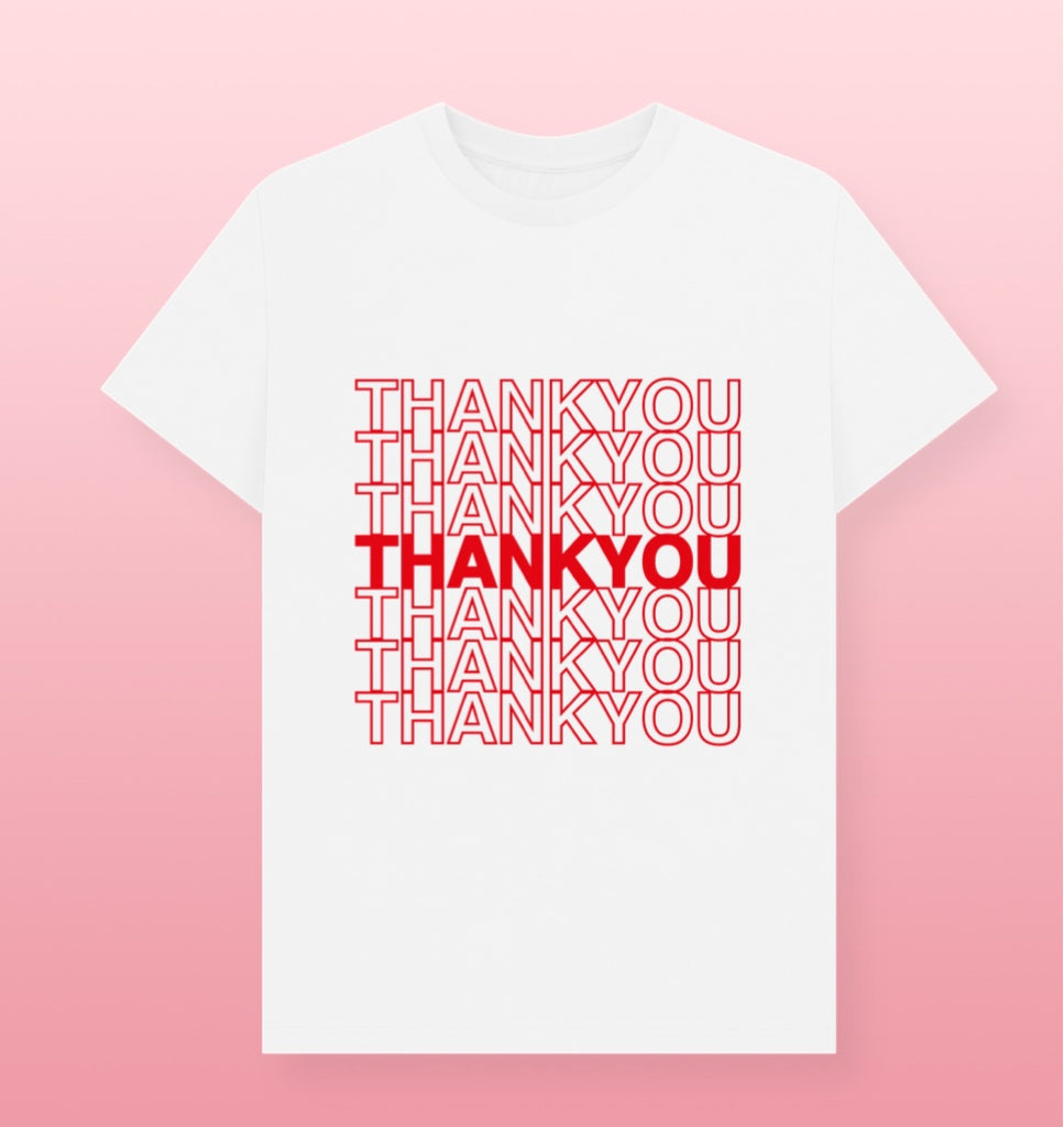 Thank You Text t-shirt