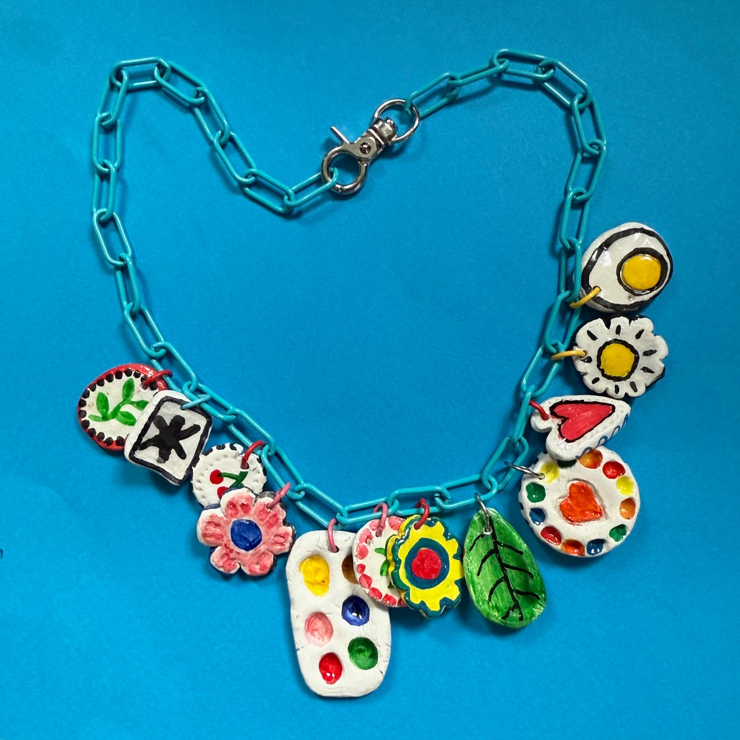 Clay charm necklace 3