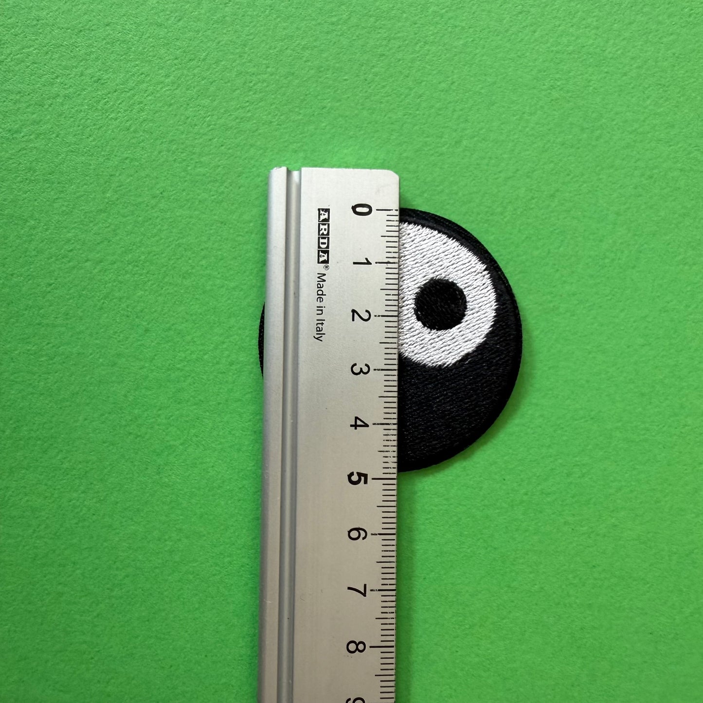 Yin Yang iron-on embroidered Patch