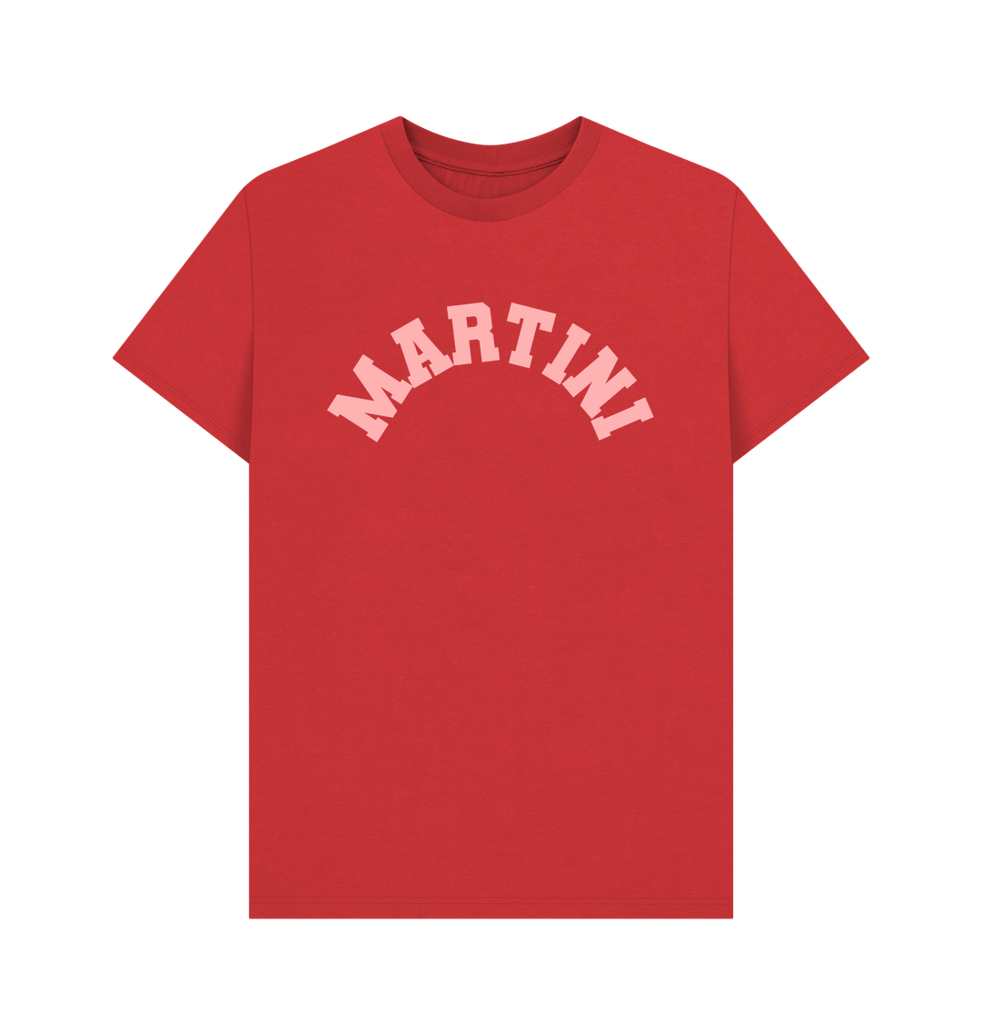 Red Martini Varsity T-shirt Unisex