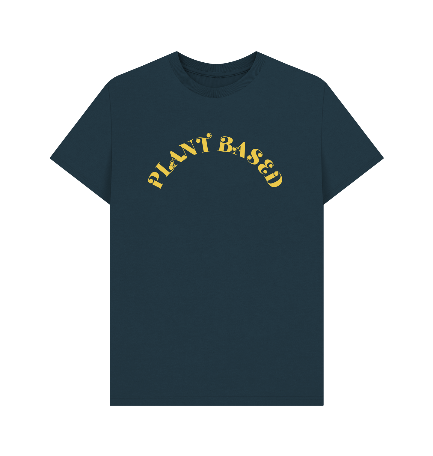 Denim Blue Printed T-shirt Front