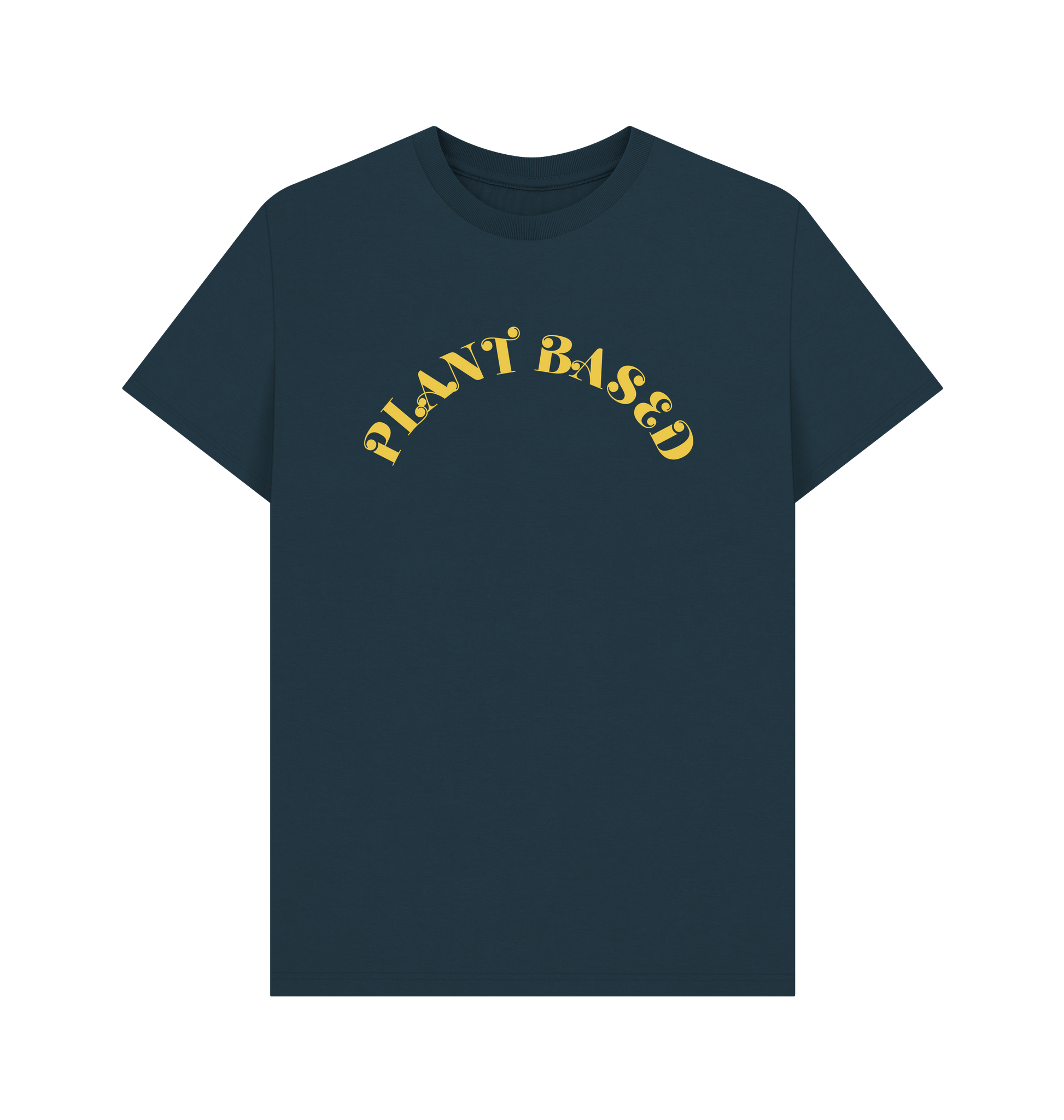 Denim Blue Printed T-shirt Front