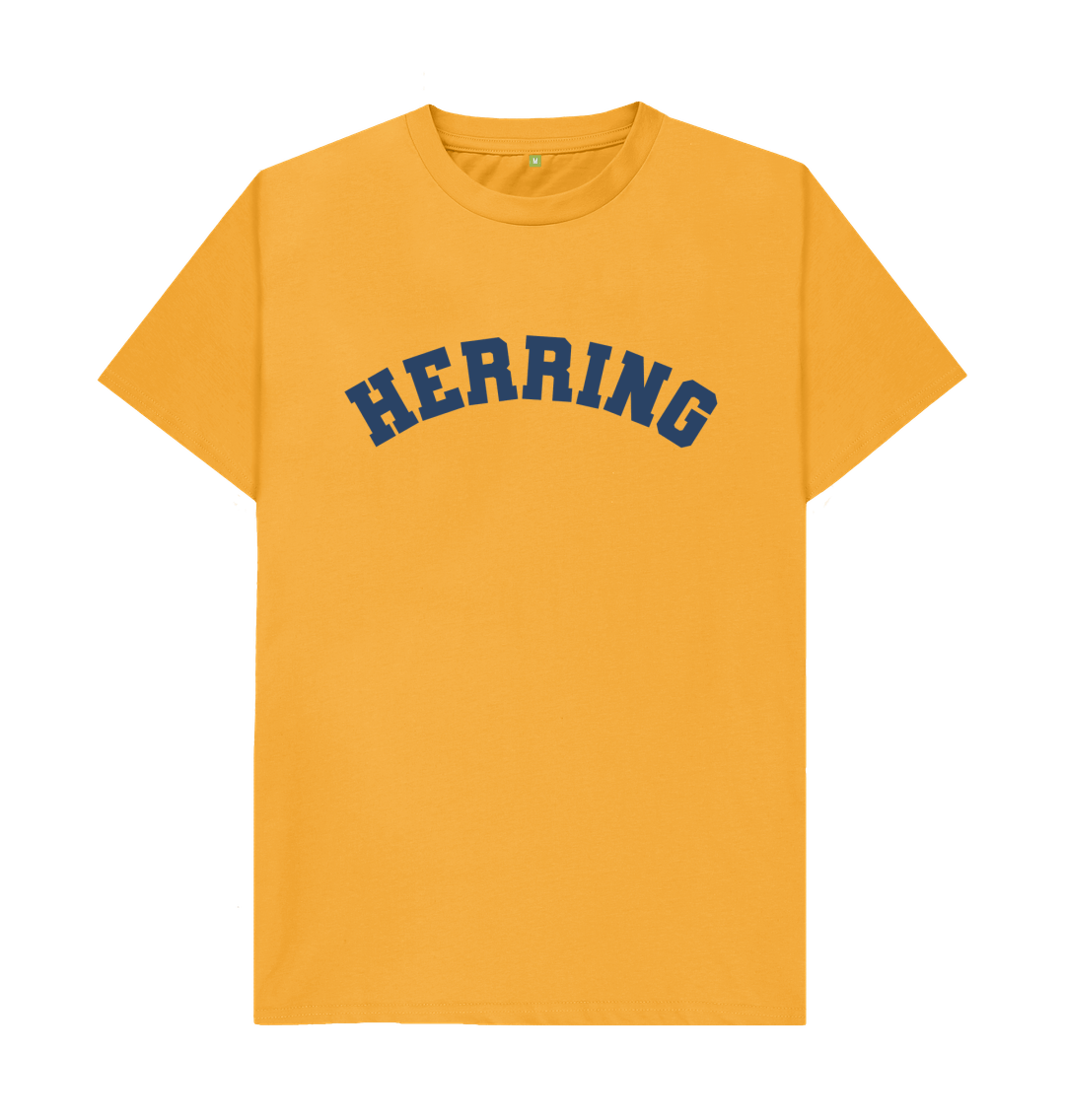 Mustard Herring Varsity Organic cotton t-shirt