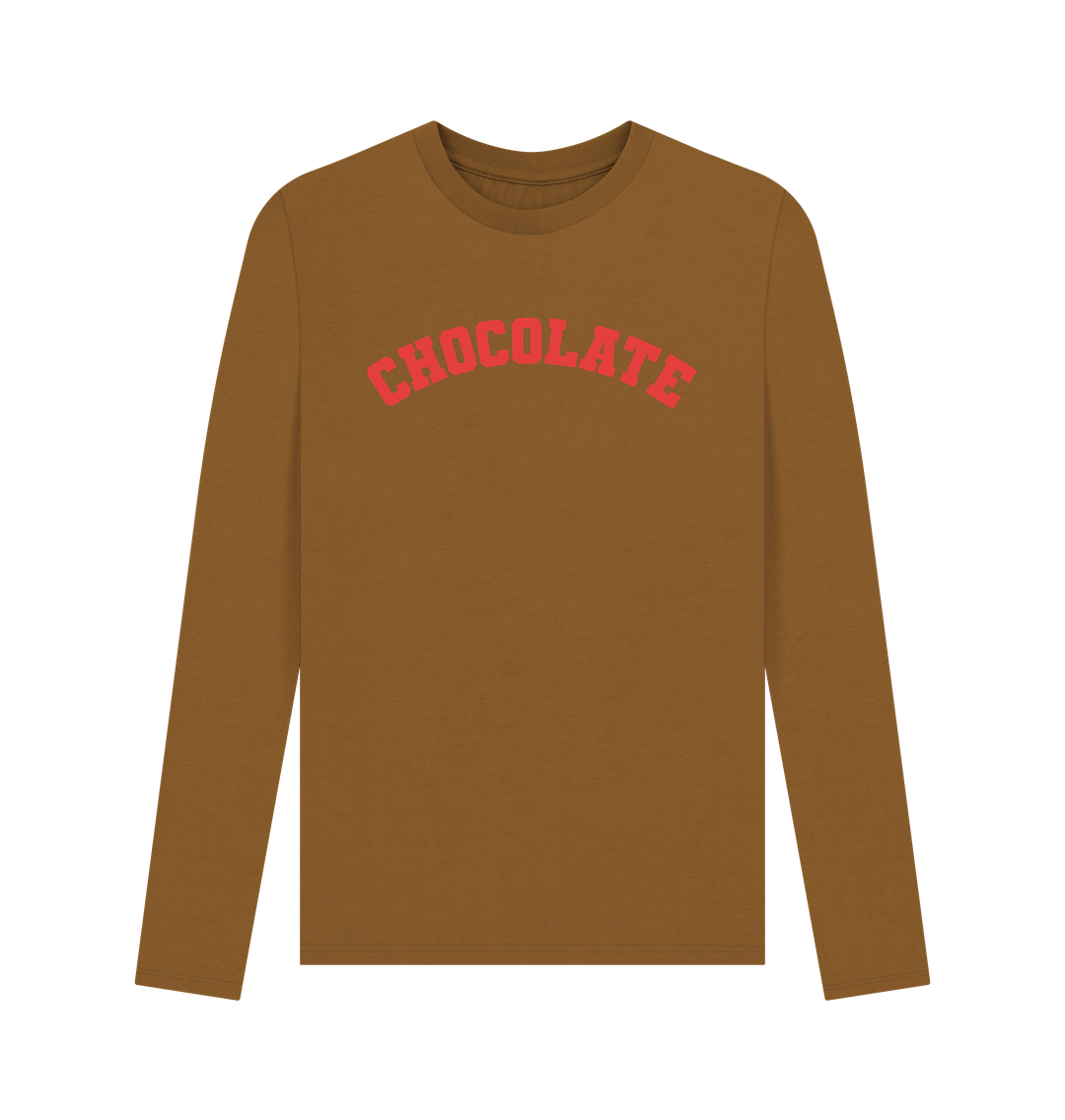 Brown Chocolate long sleeve t-shirt