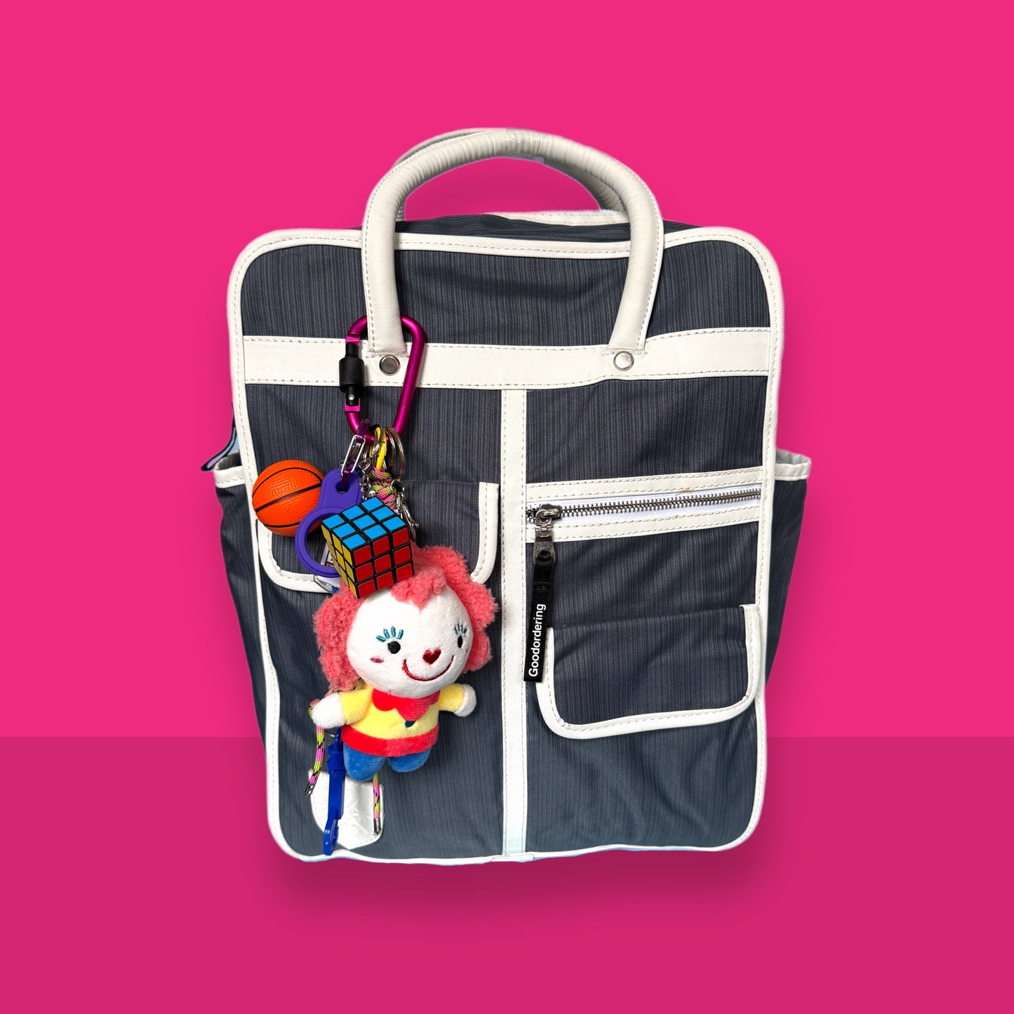 Bag charm clown