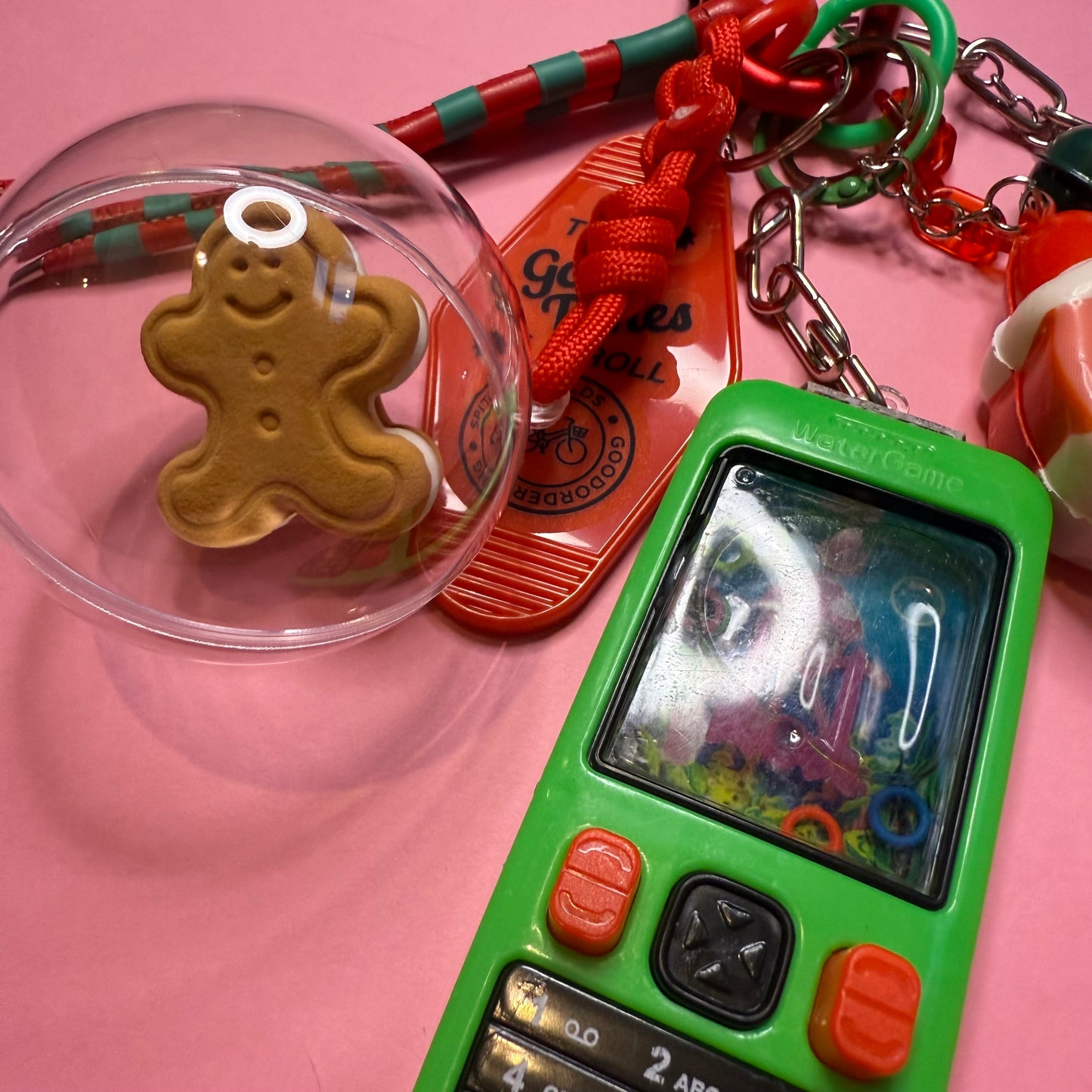 Bag charm and keyring christmas phone game