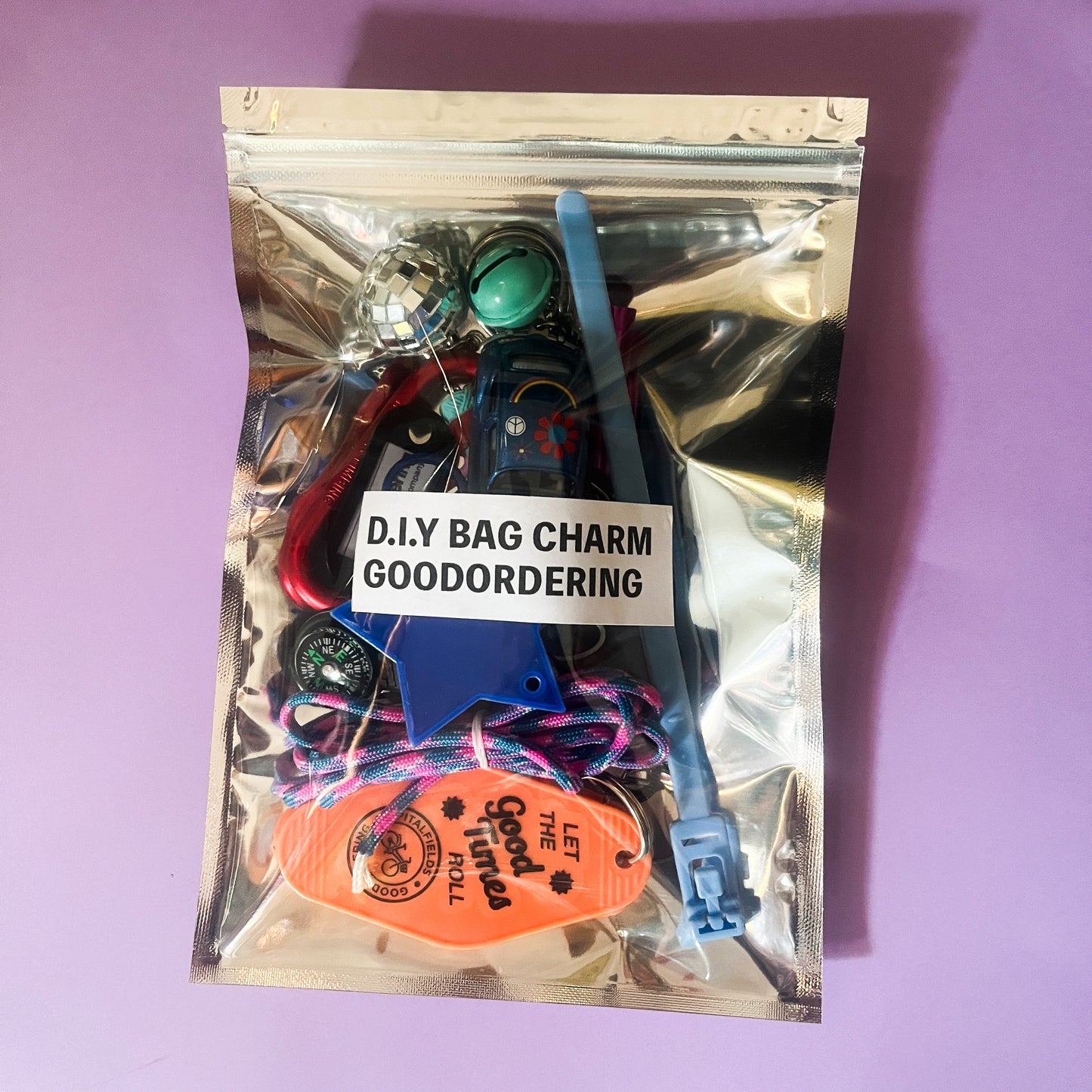 Bag charm DIY kit car