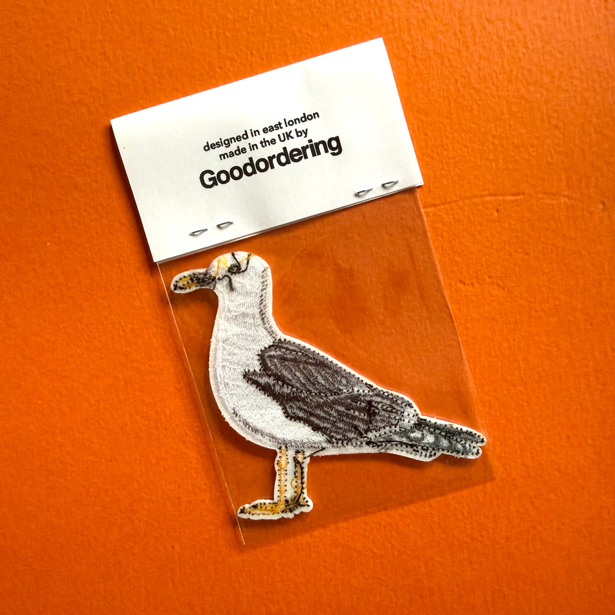 Seagull iron-on embroidered Patch