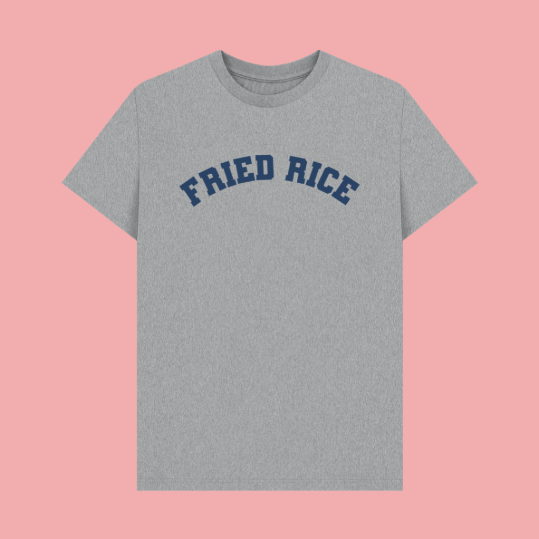 Athletic Grey Fried Rice Varsity T-shirt