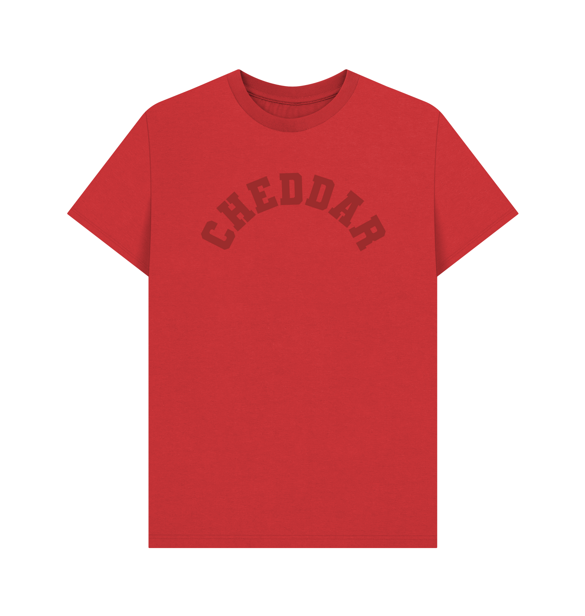 Red Printed T-shirt Front