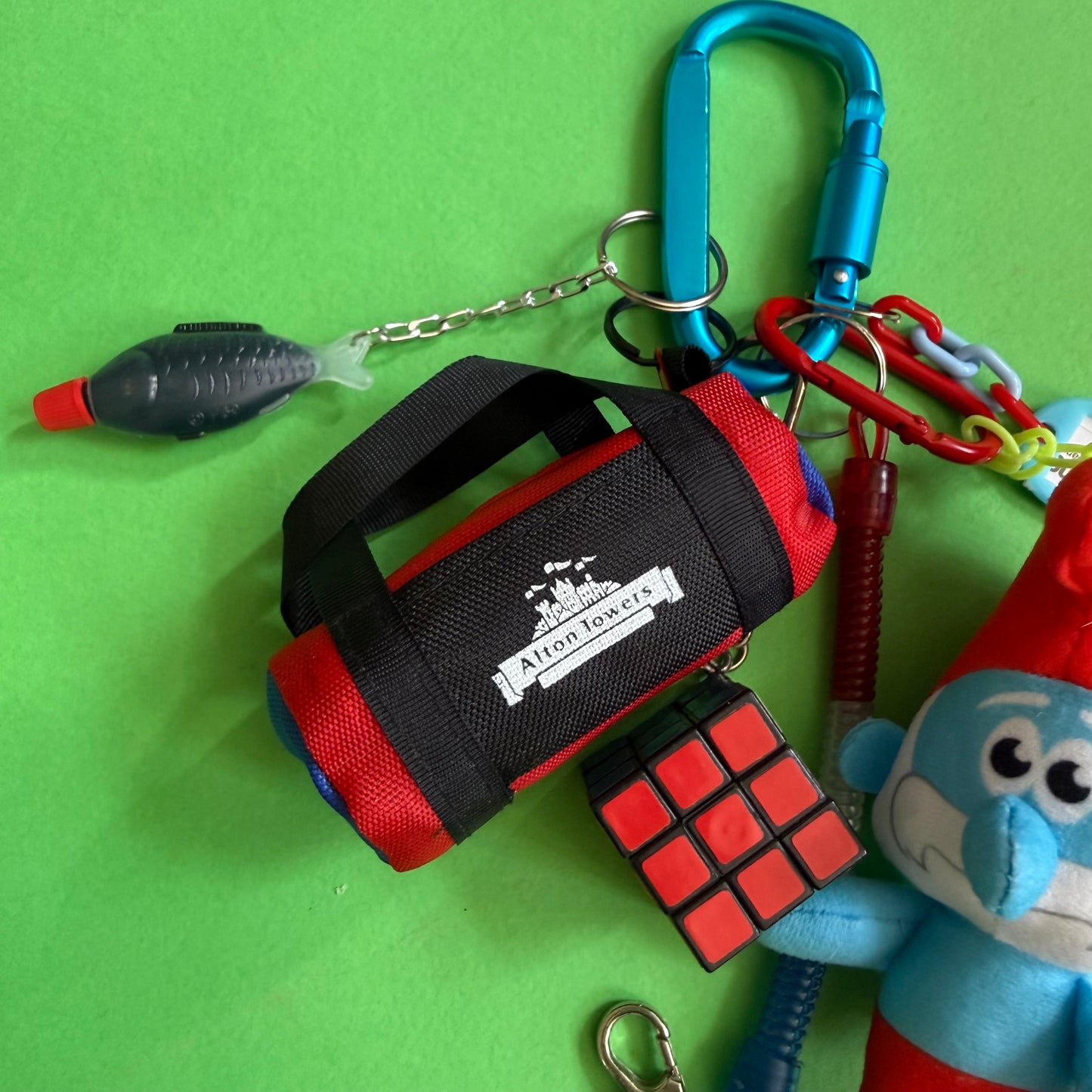 Bag charm and keyring smurf