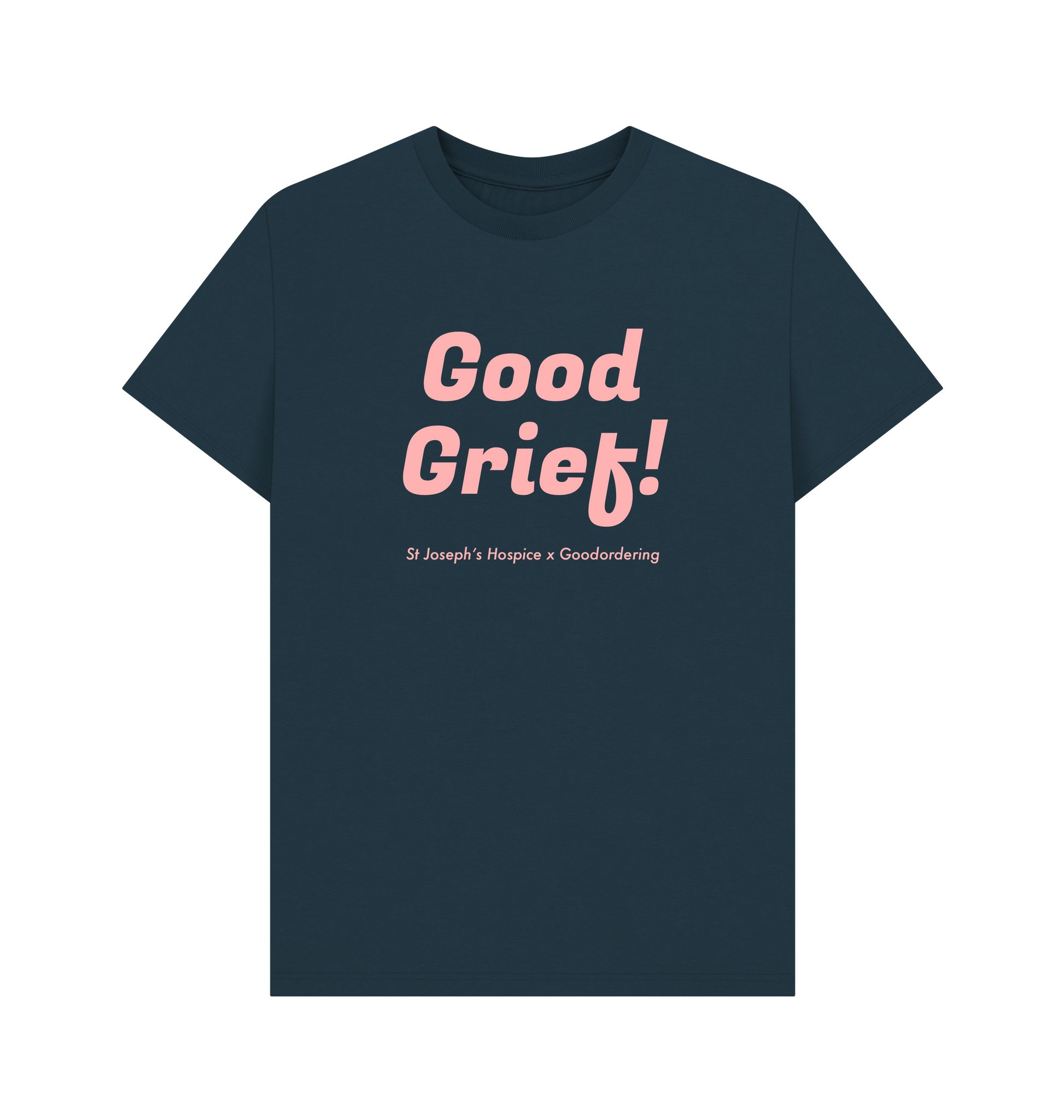 Denim Blue Printed T-shirt Front