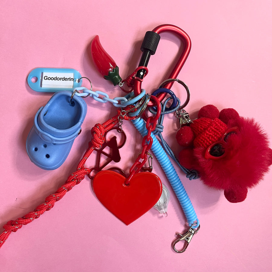 Bag charm red - Goodordering