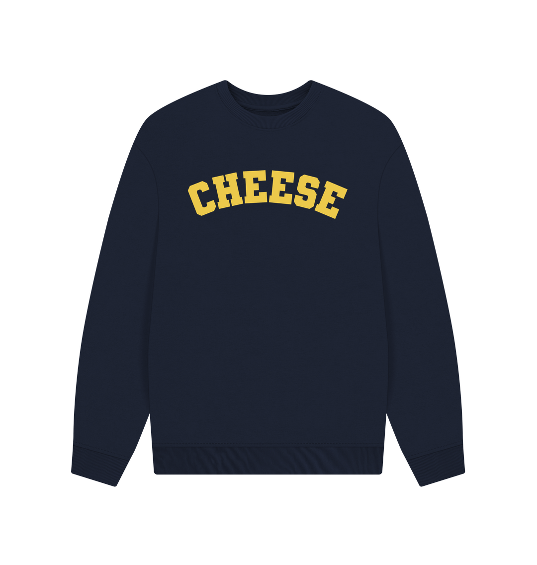 Navy Blue Cheese Sweatshirt