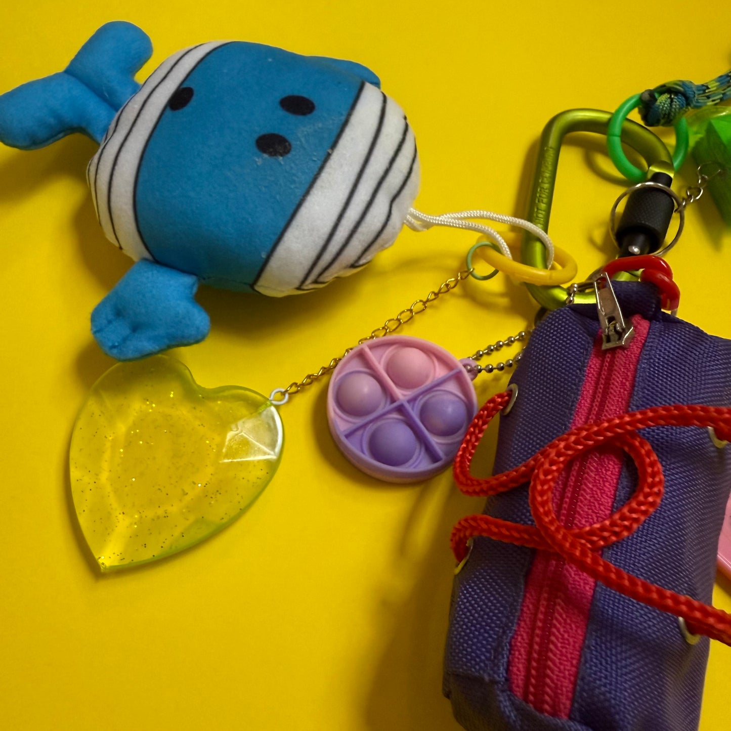 Bag charm and keyring Mr Bump