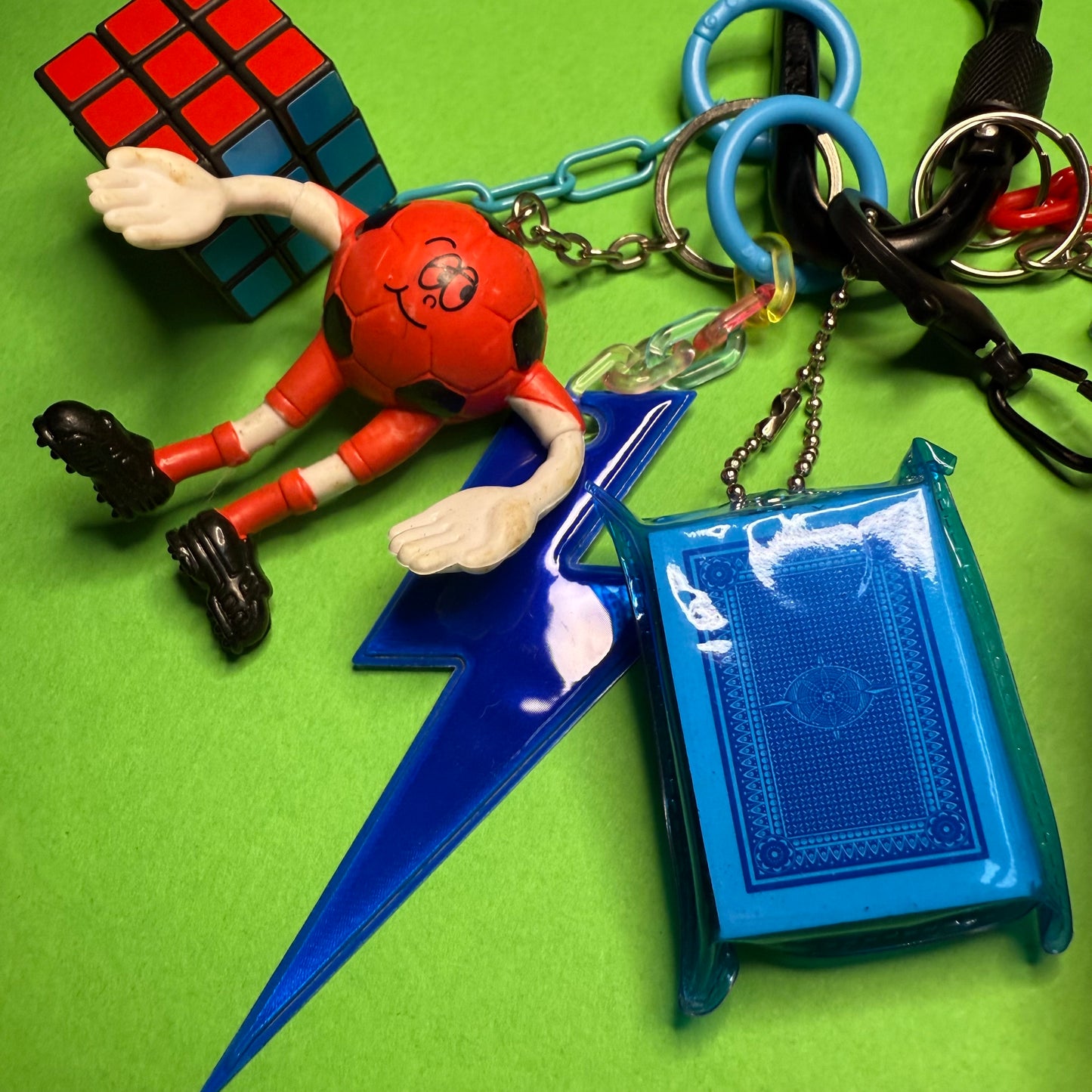 Bag charm and keyring smurfette