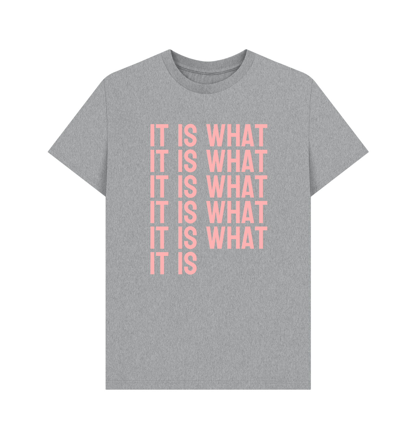 Athletic Grey Printed T-shirt Front