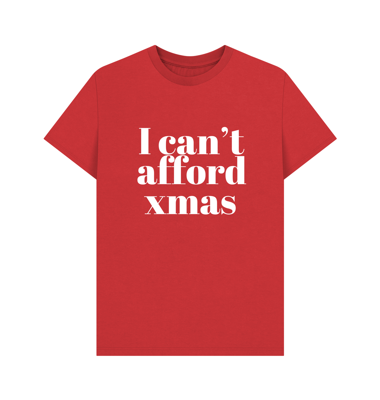 Red Printed T-shirt Front