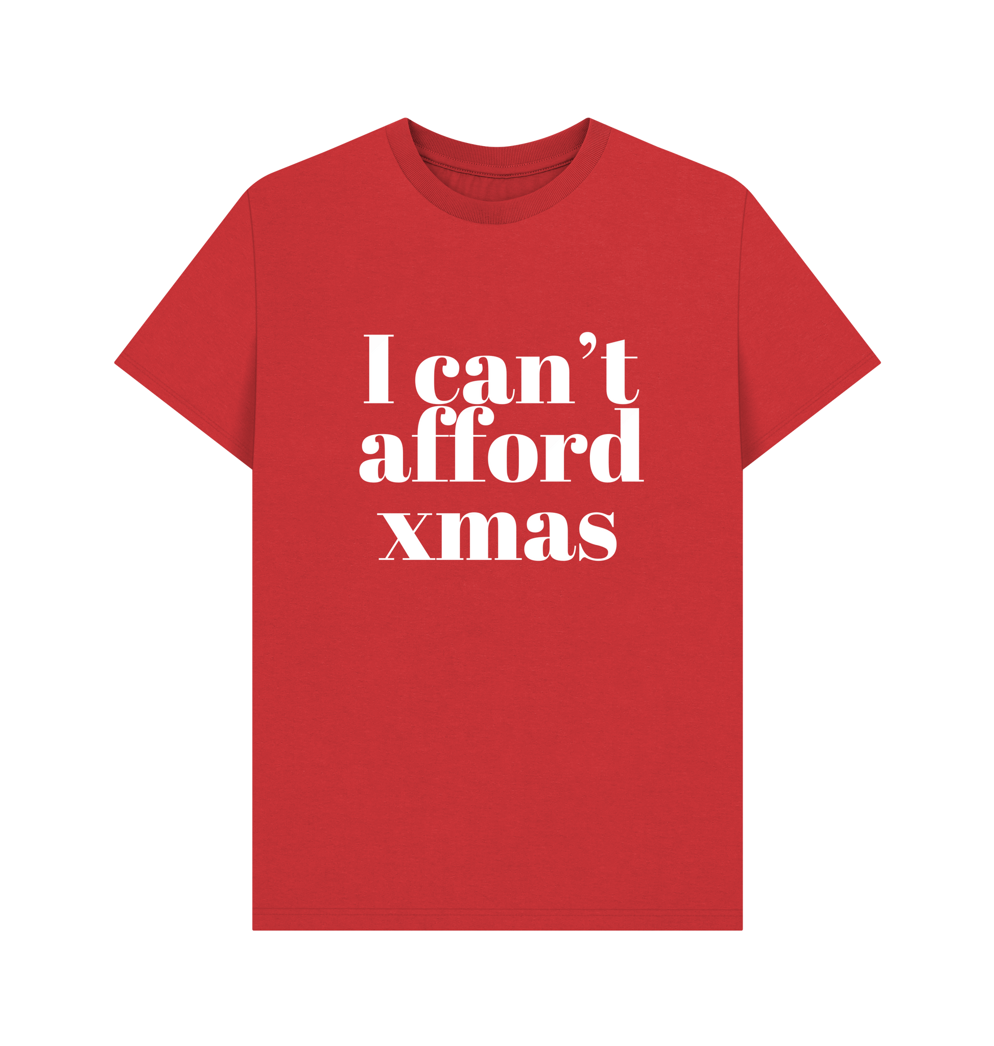 Red Printed T-shirt Front