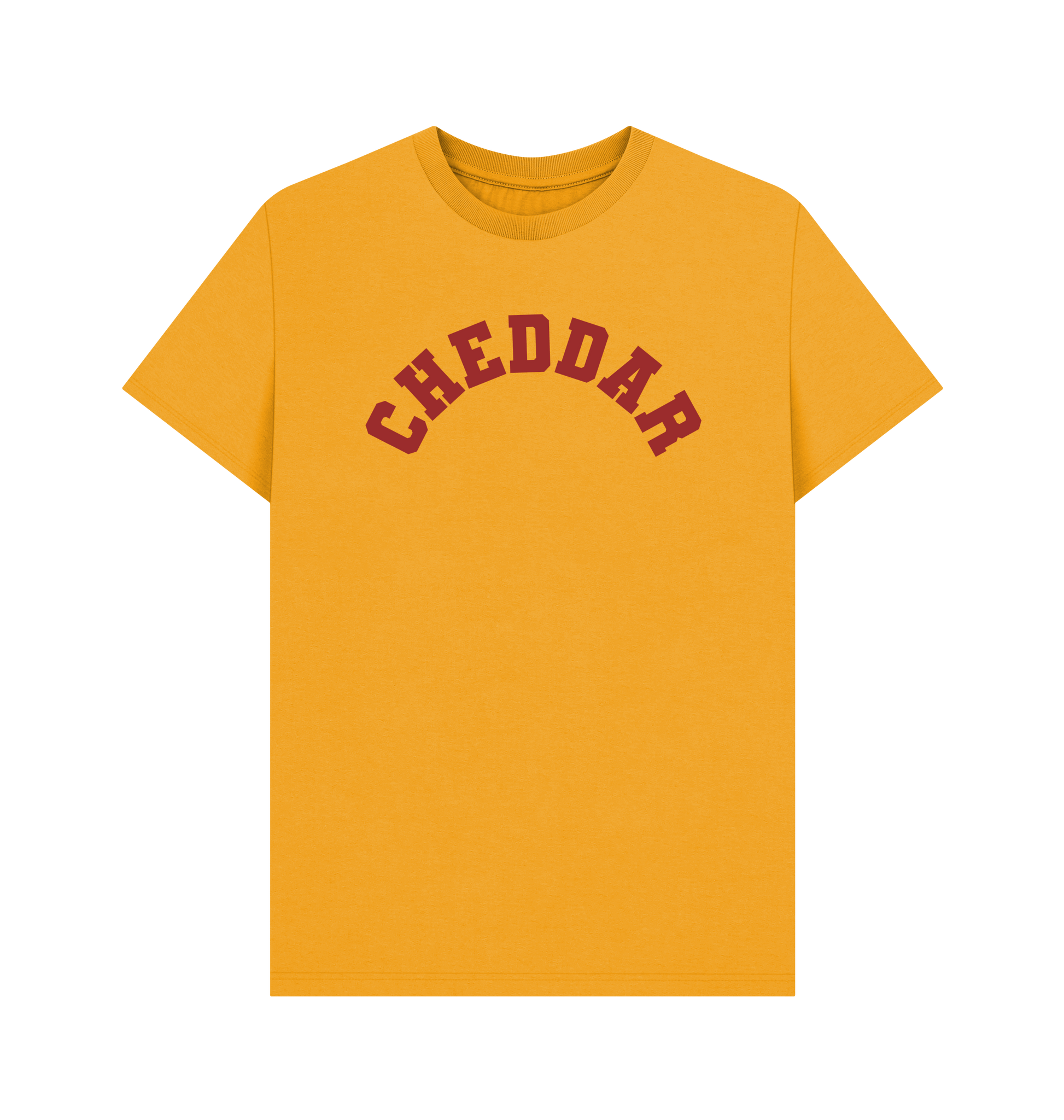 Mustard Printed T-shirt Front