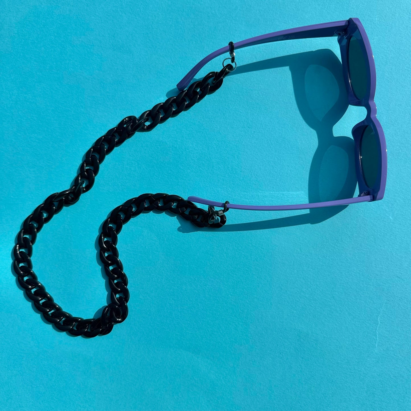 Glasses chain chunky black