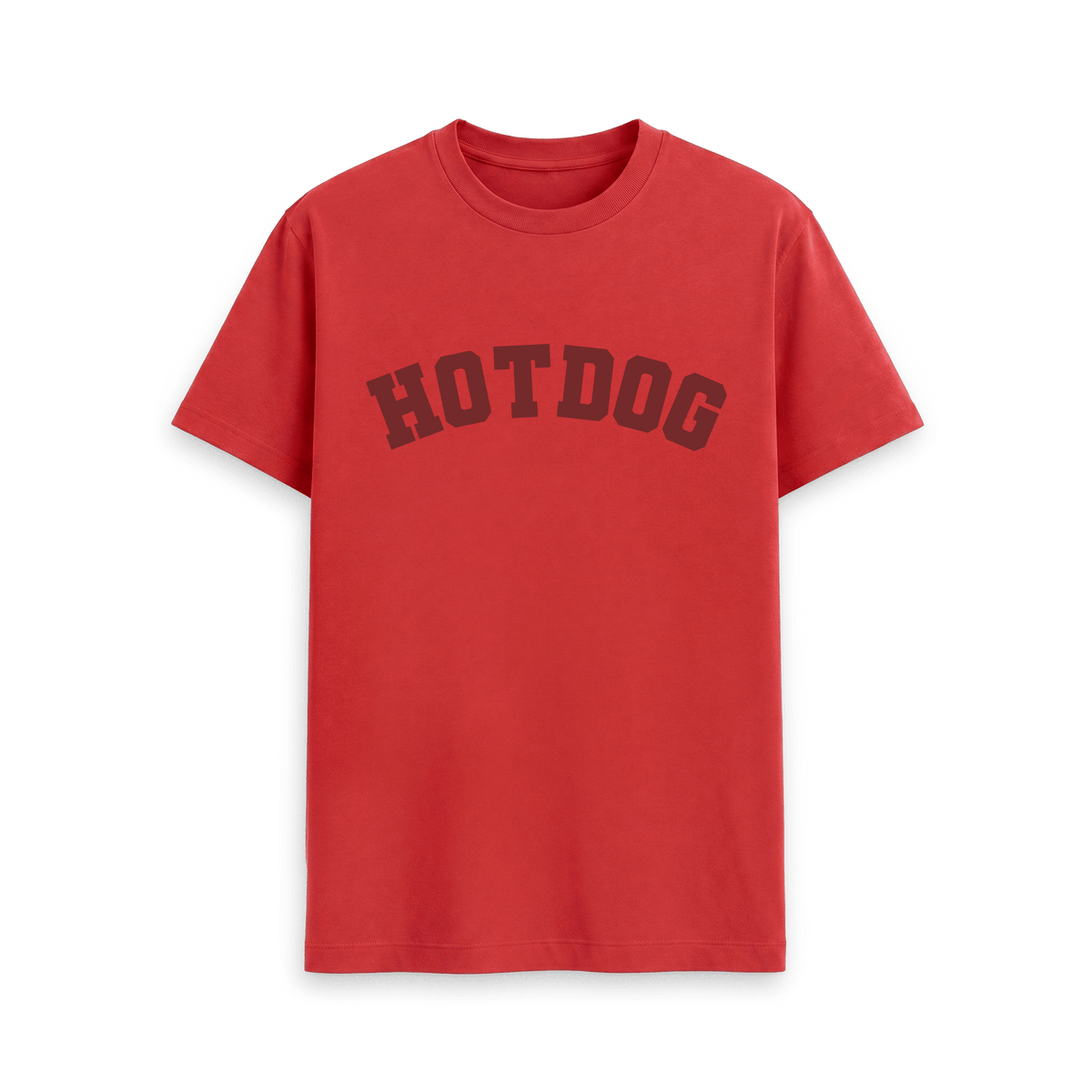 Red Printed T-shirt Front