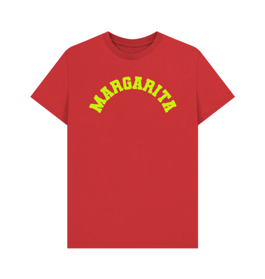 Red Margarita cocktail varsity t-shirt unisex