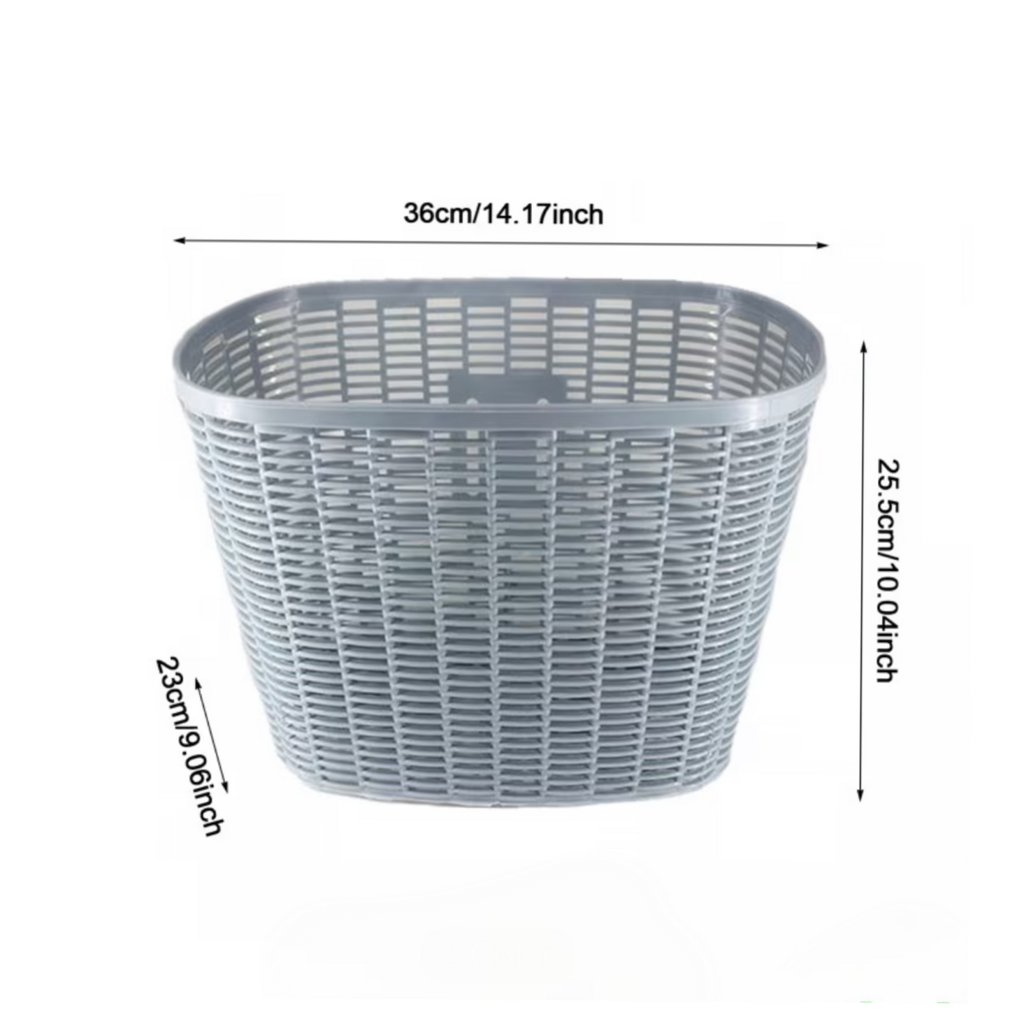 Bicycle pannier basket lilac