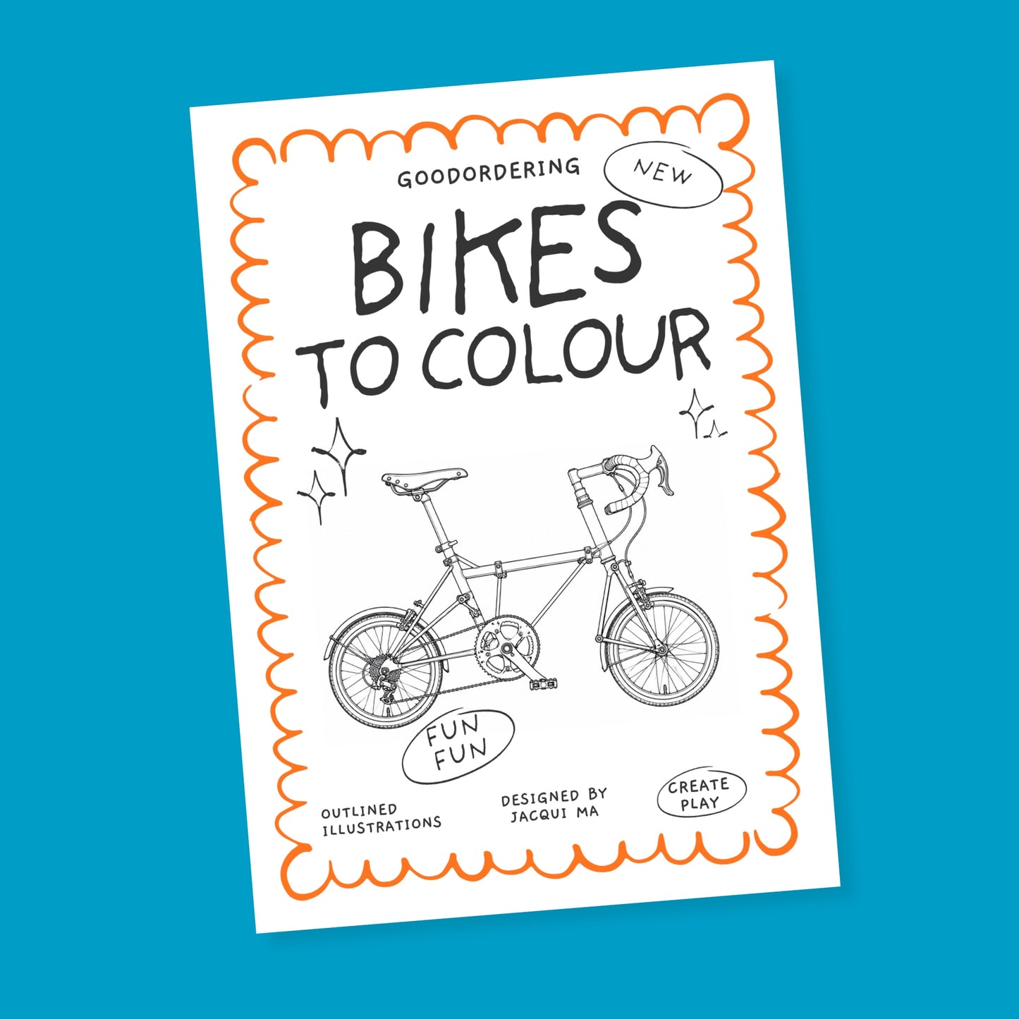Bikes of the World Colouring Book by Jacqui Ma Downloadable