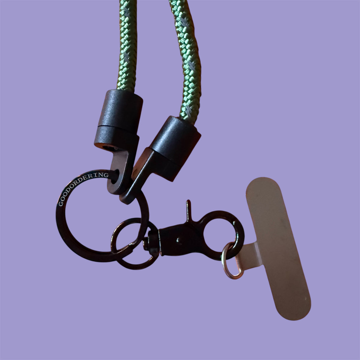 6mm Cord Phone Strap Adjustable Army Green Phone Lanyard