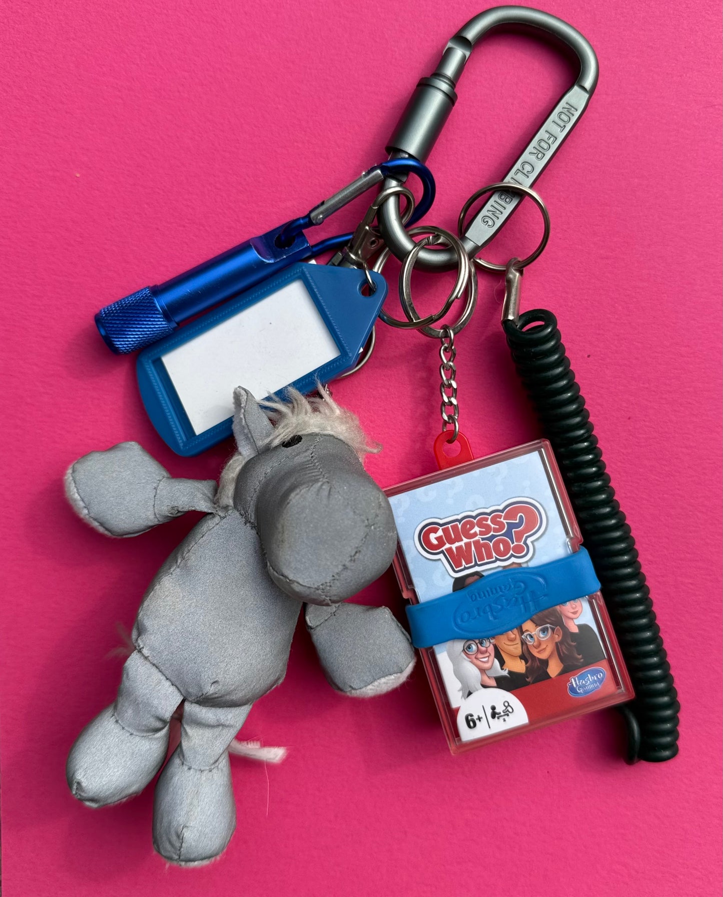 Bag charm and keyring relfective