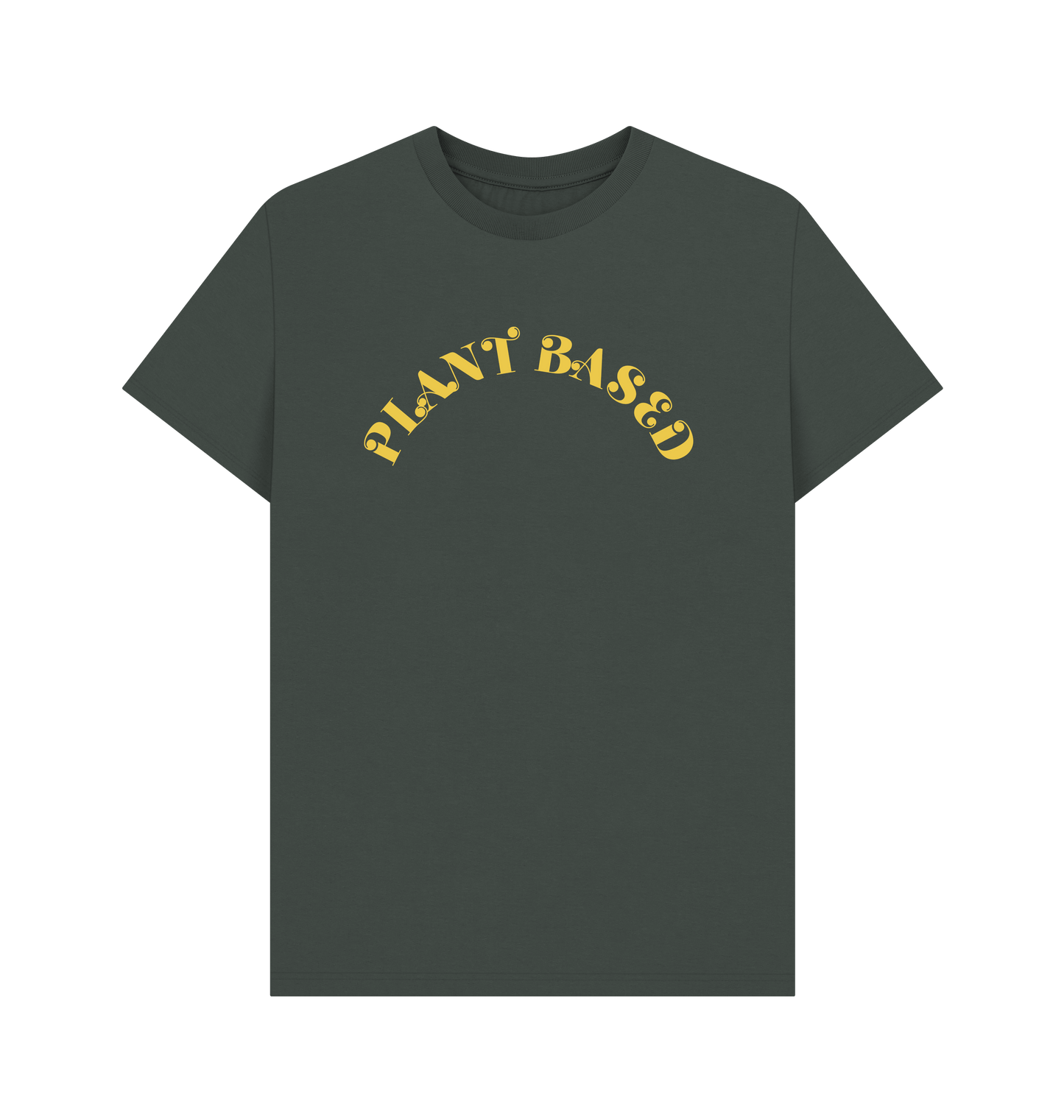 Dark Grey Printed T-shirt Front