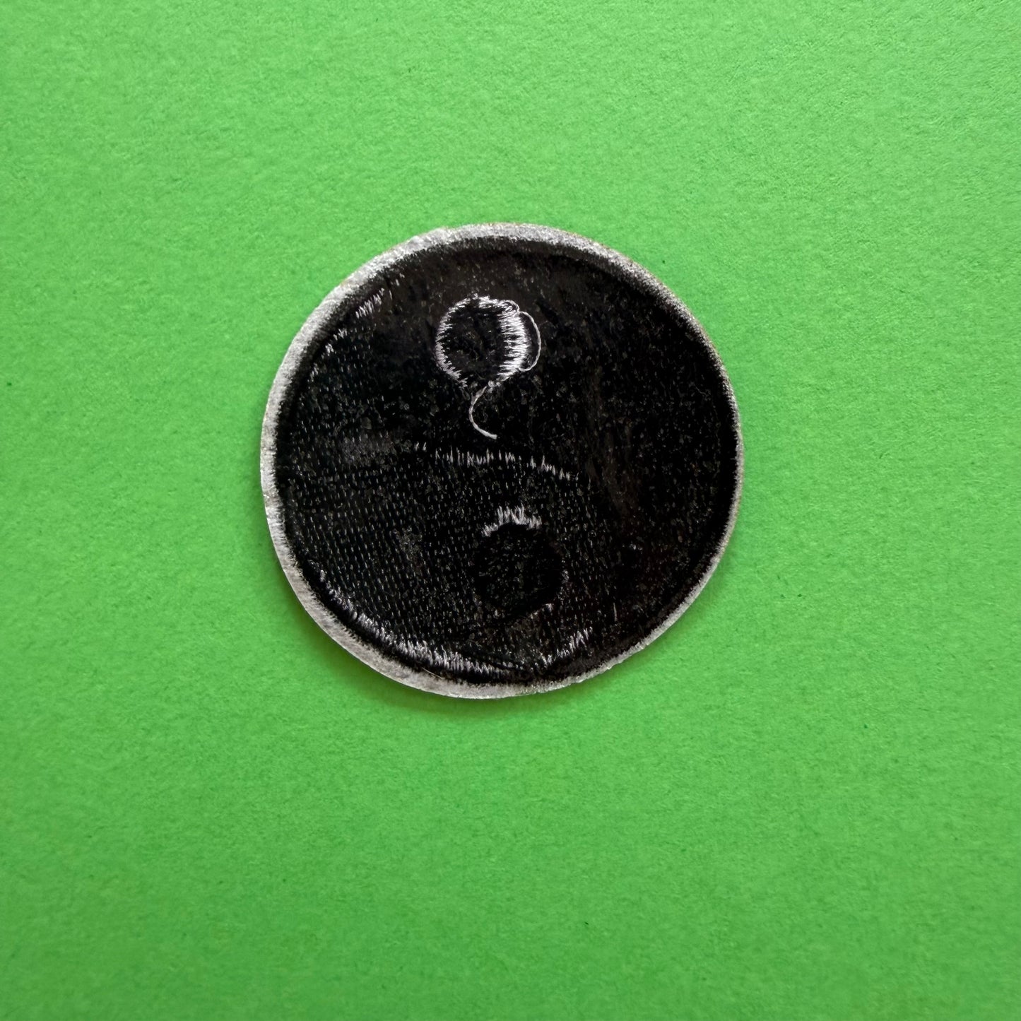 Yin Yang iron-on embroidered Patch