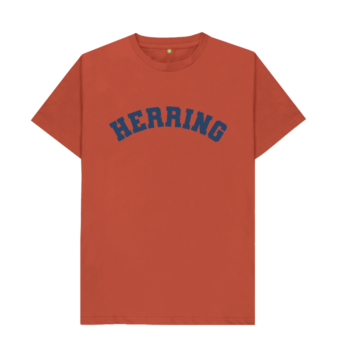 Rust Herring Varsity Organic cotton t-shirt
