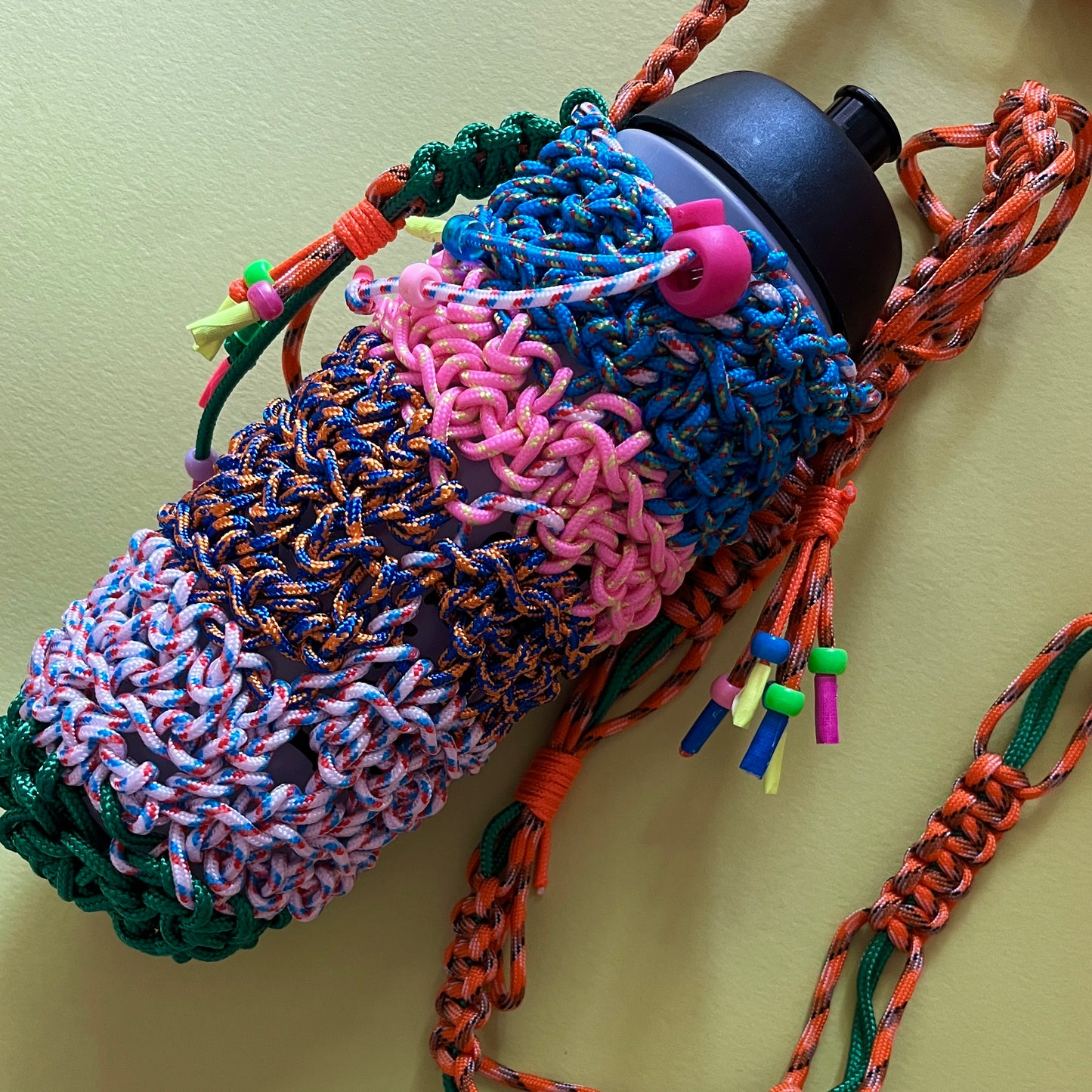 Crocheted Mini bag / bottle bag