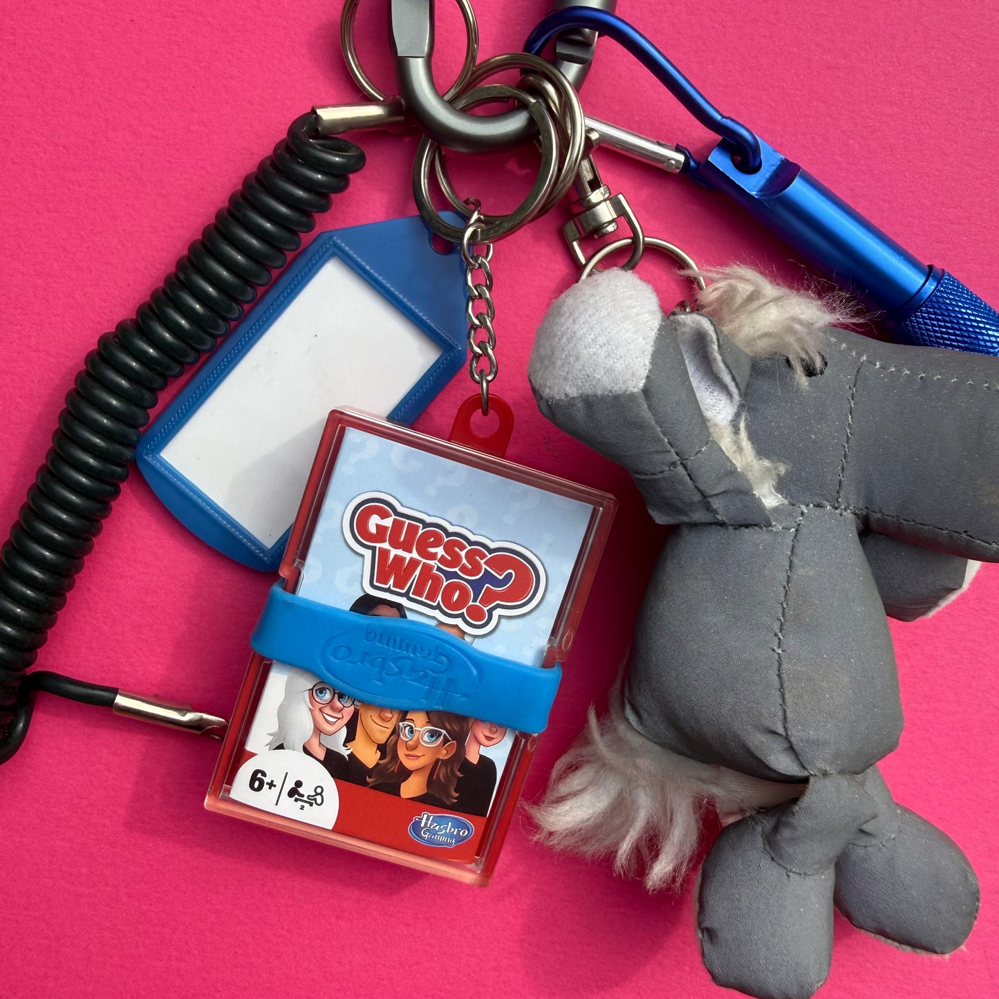 Bag charm and keyring relfective