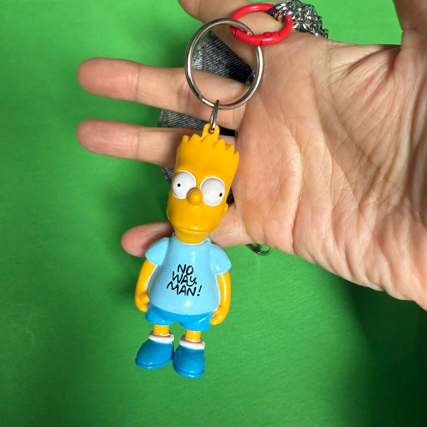 Long charm necklace 90s cap