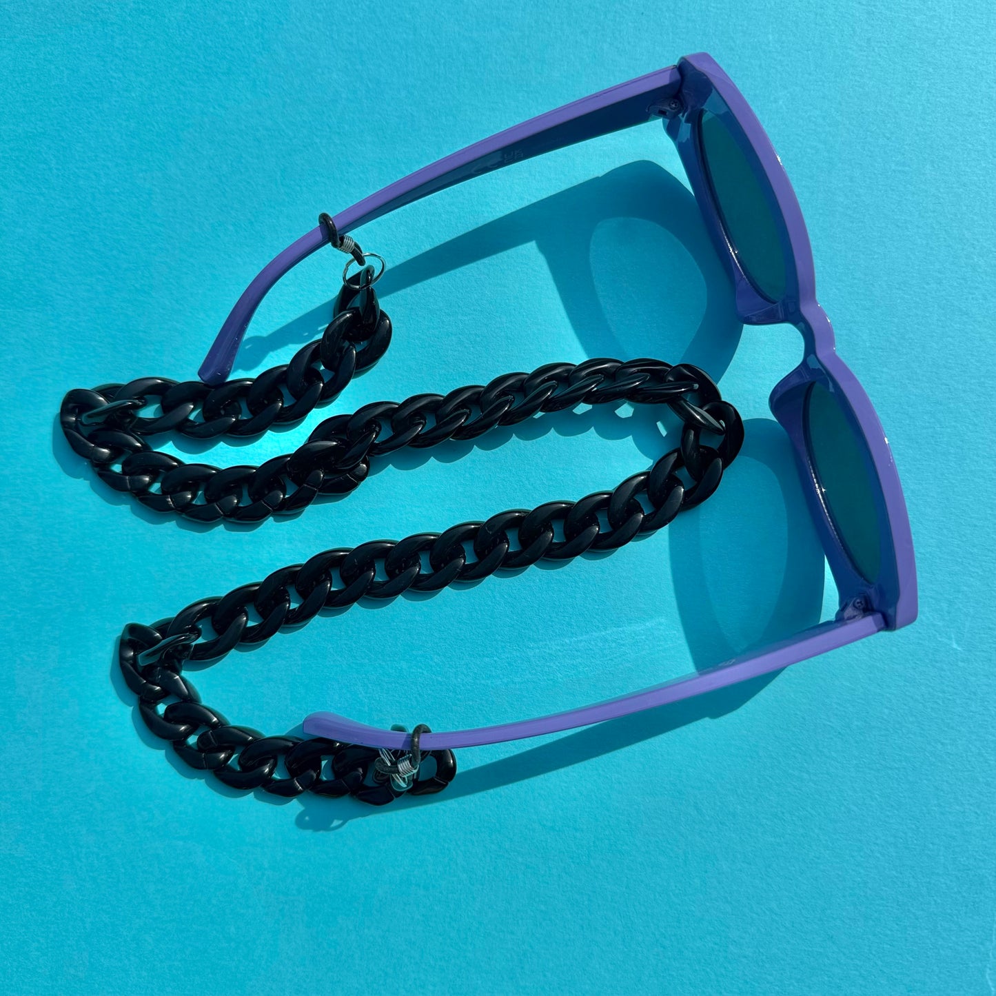 Glasses chain chunky black