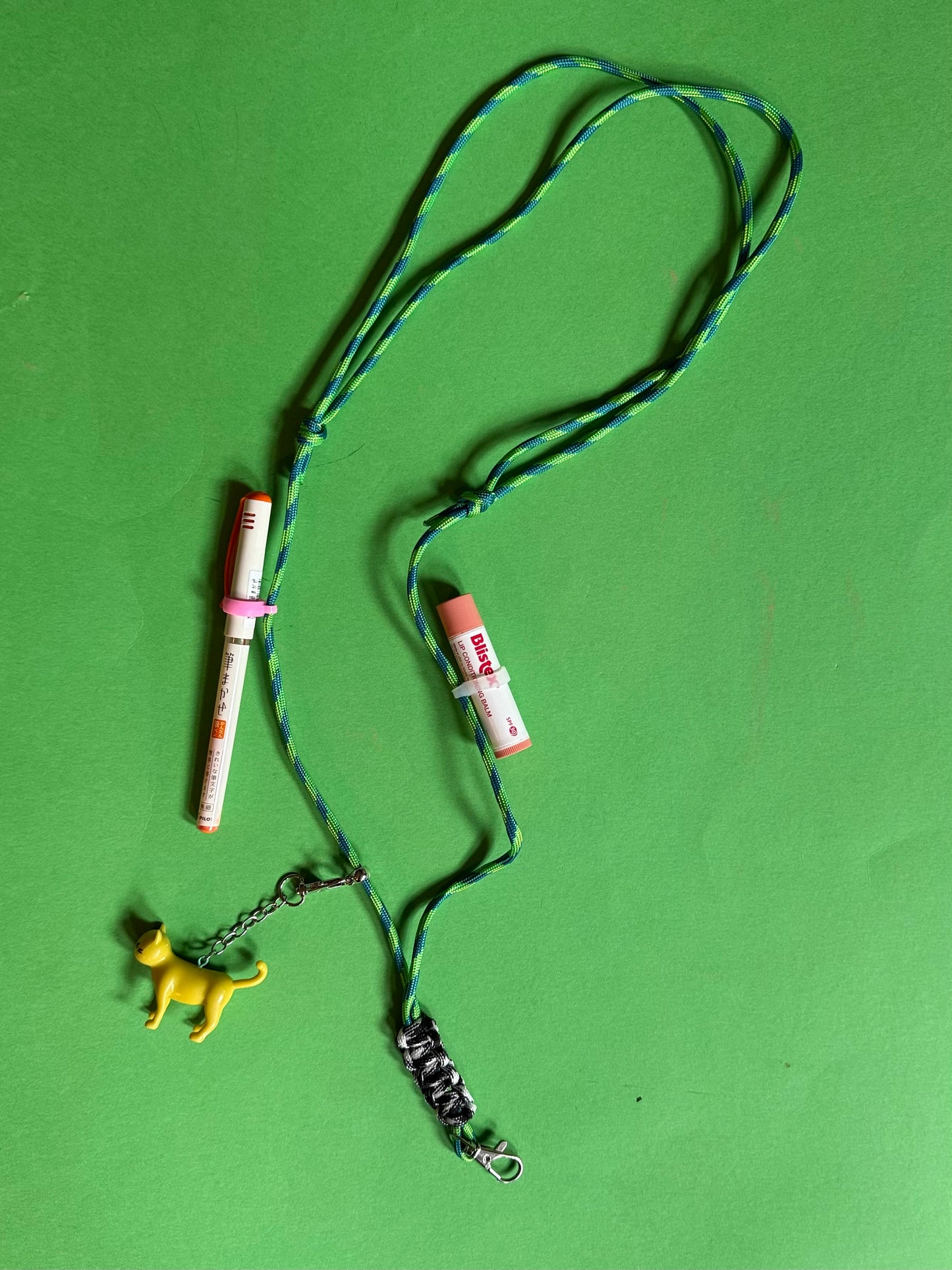 Cord Phone strap with rubber loop holders