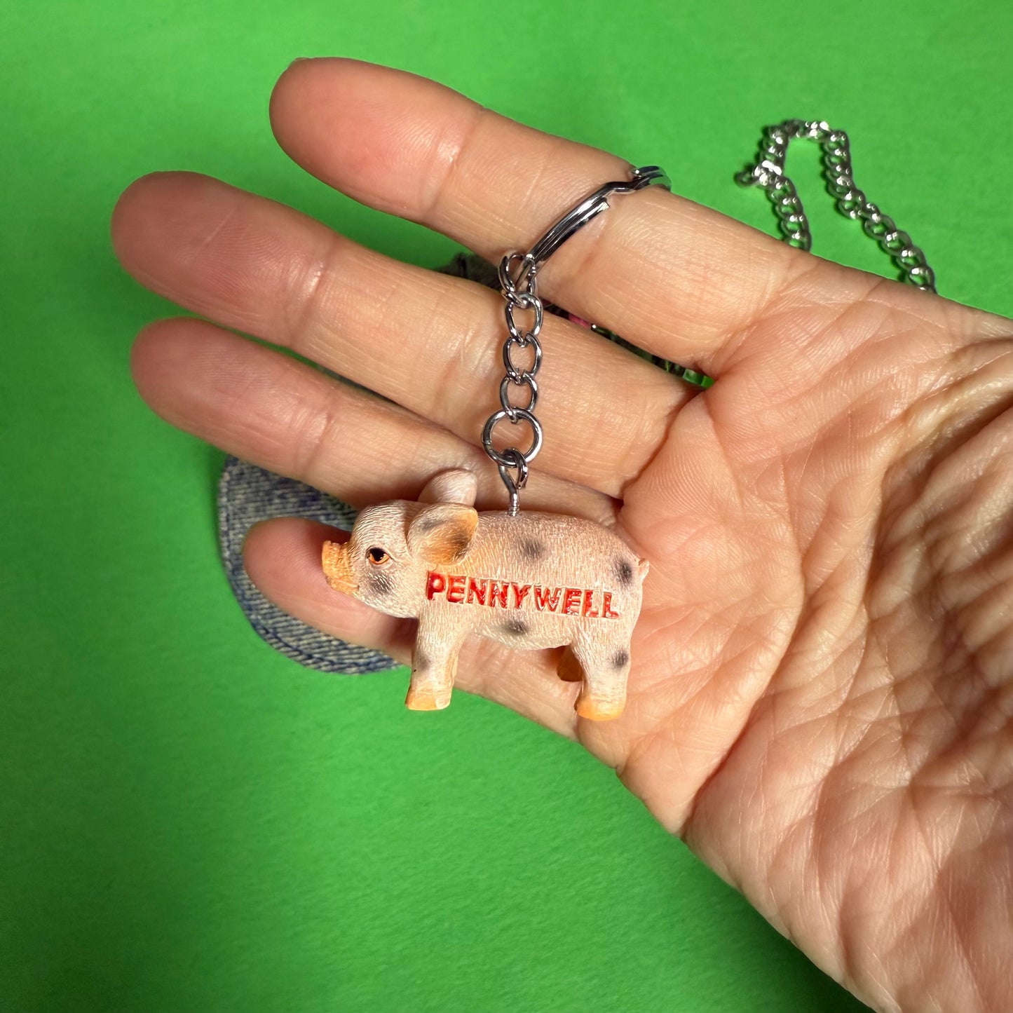 Long charm necklace 90s cap