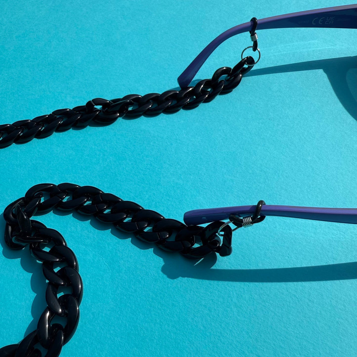 Glasses chain chunky black