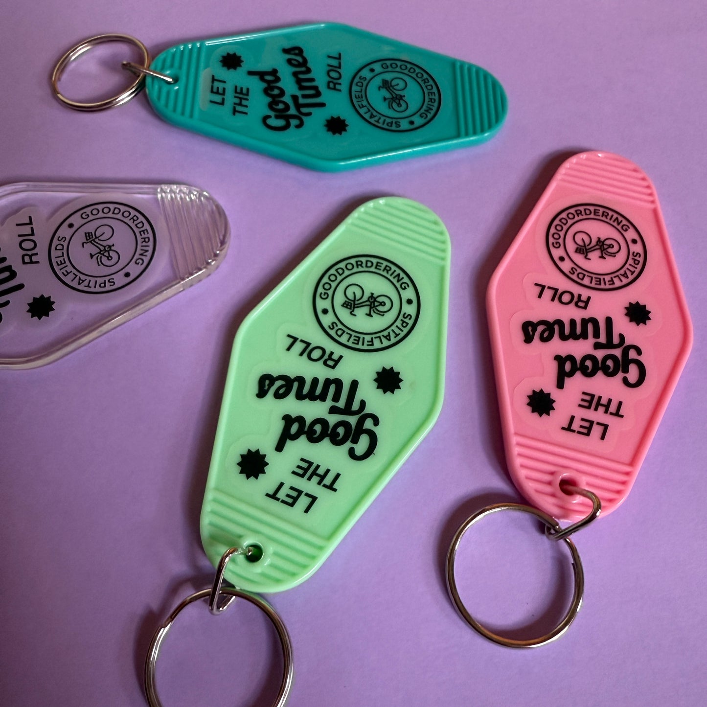 Motel keyring