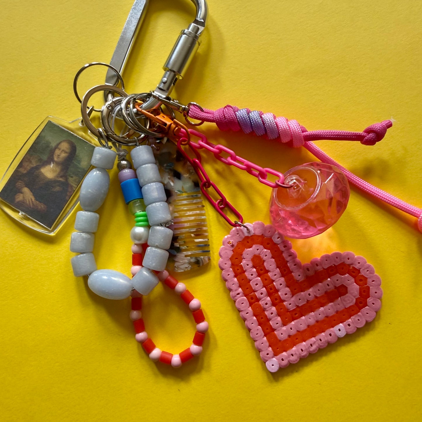 Bag charm and keyring Comb