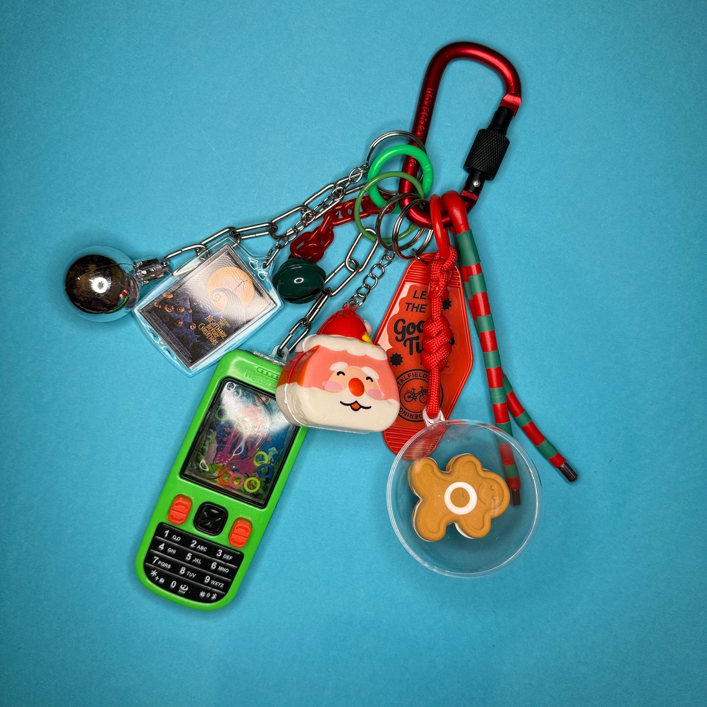 Bag charm and keyring christmas phone game