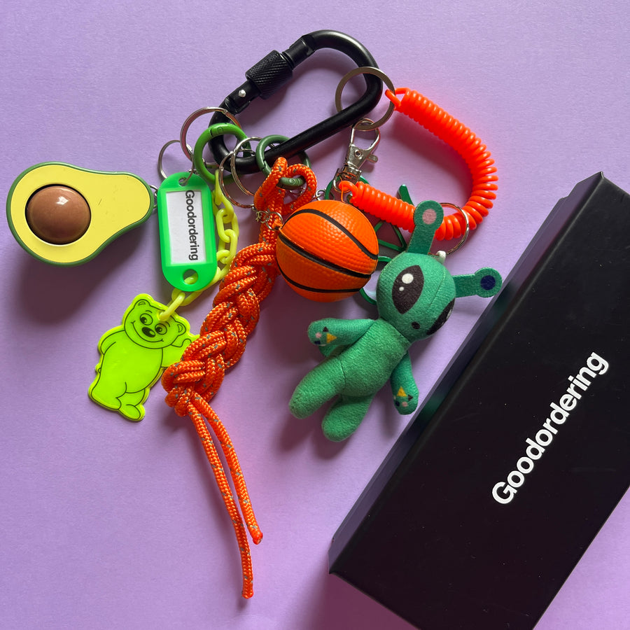 Bag charm orange - Goodordering