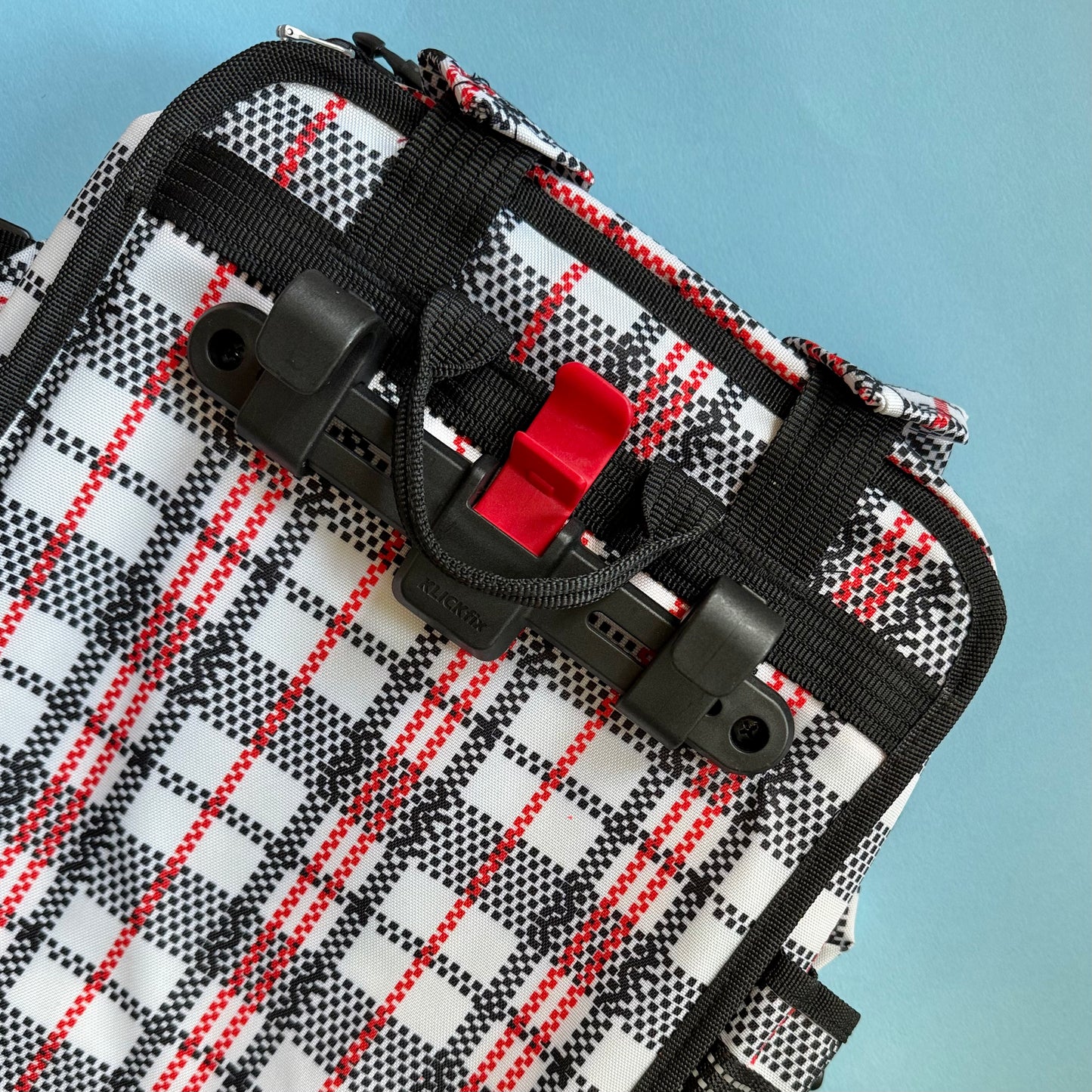 Klik Fix Tartan Classic laptop Backpack pannier