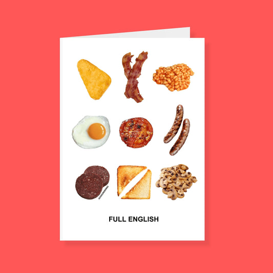 Full English Greetings Card