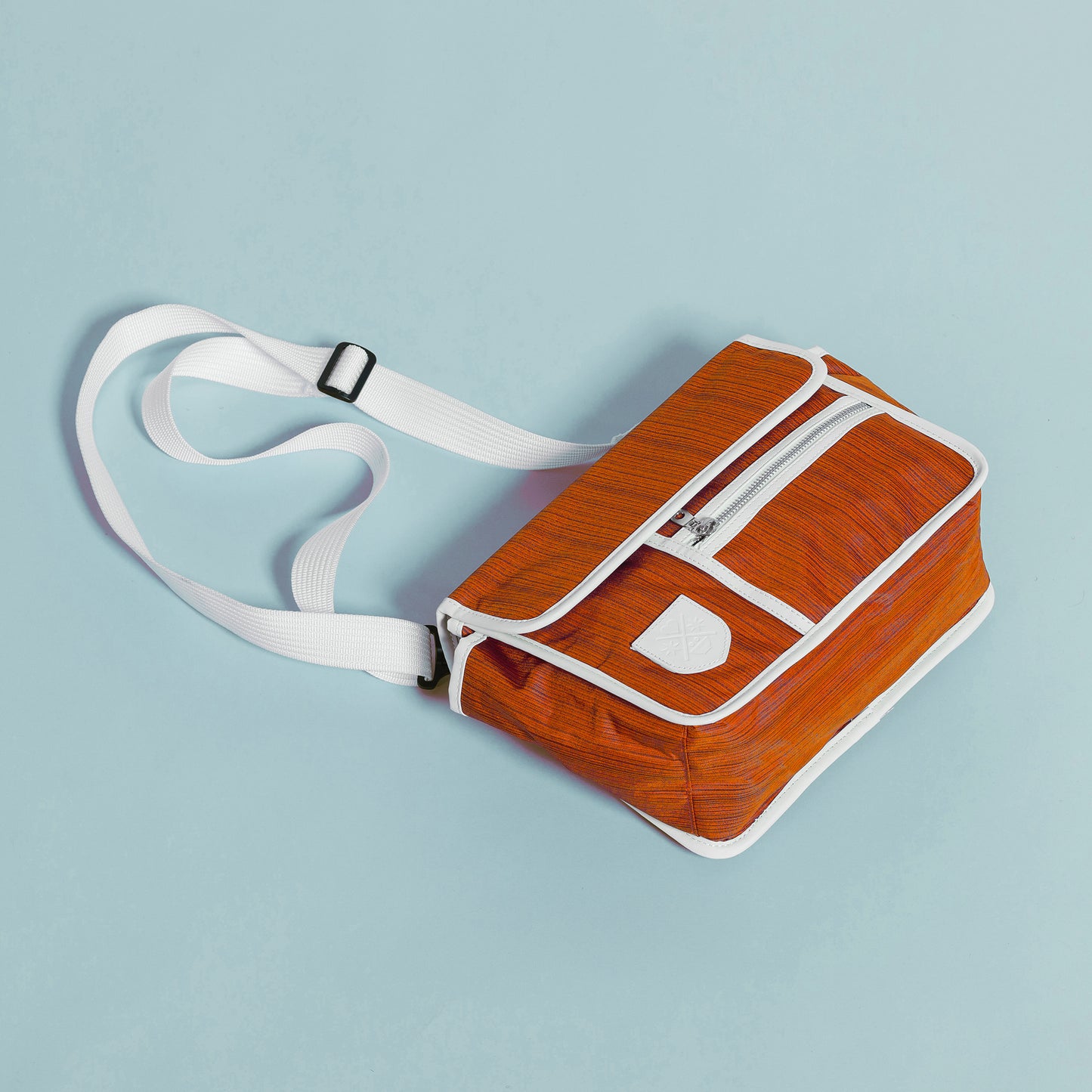 Bike Handlebar Bag satchel classic Orange