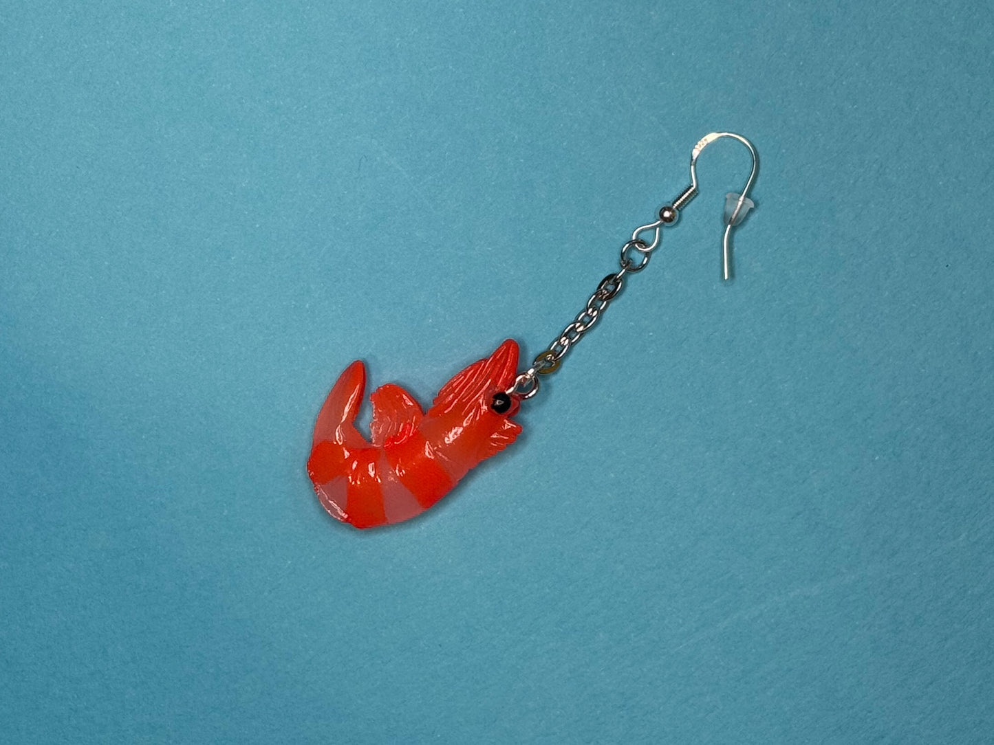 Prawn drop earring