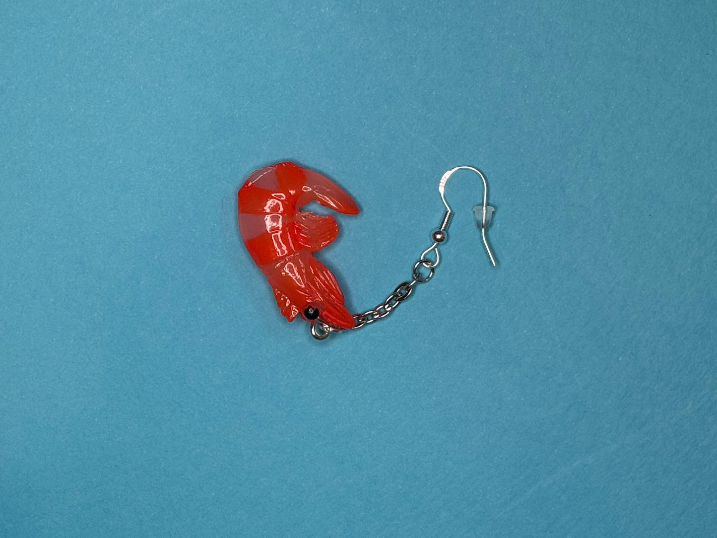 Prawn drop earring